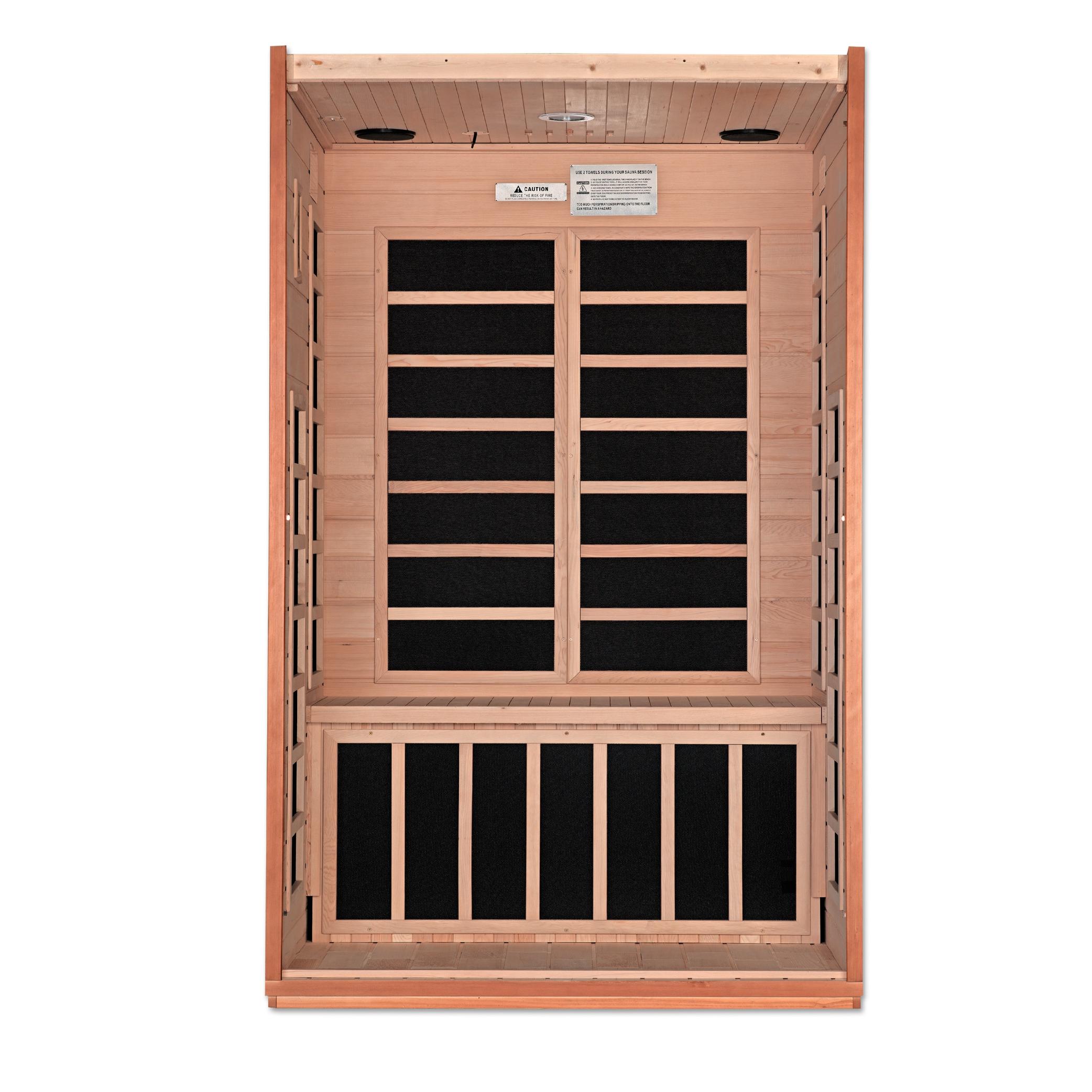 Cordoba 2-person Low EMF FAR Infrared Sauna