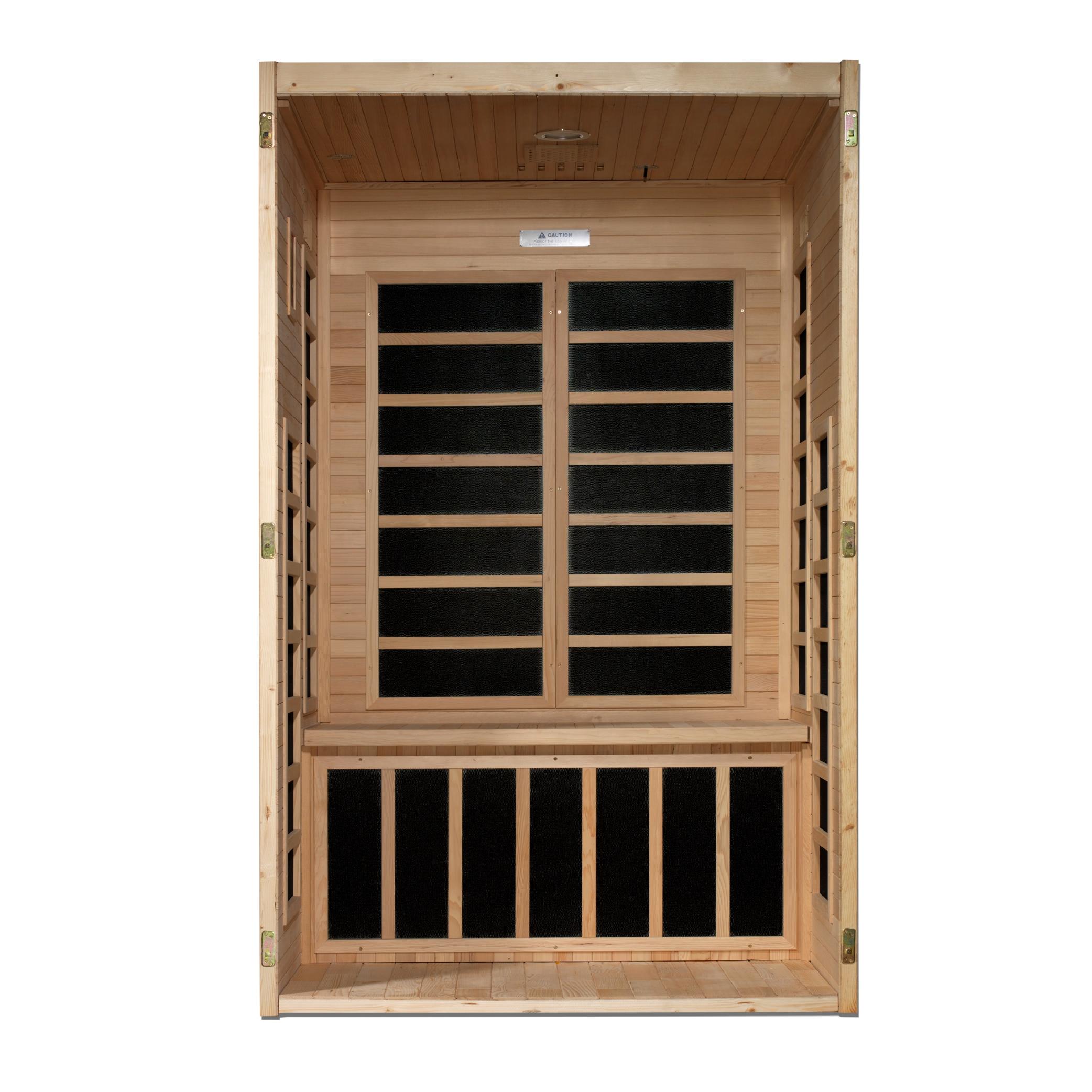 Santiago 2-person Low EMF FAR Infrared Sauna