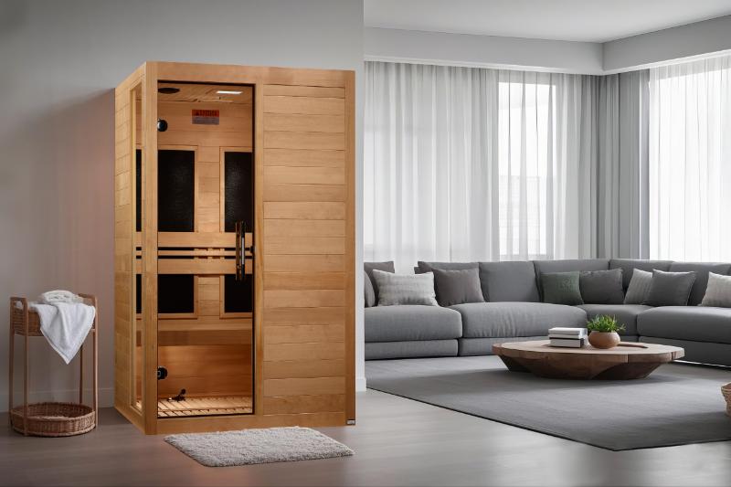 Lucca Elite 2-person Ultra Low EM FAR Infrared Sauna