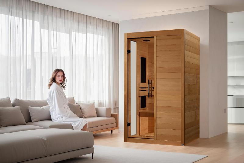 Lucca Elite 2-person Ultra Low EM FAR Infrared Sauna