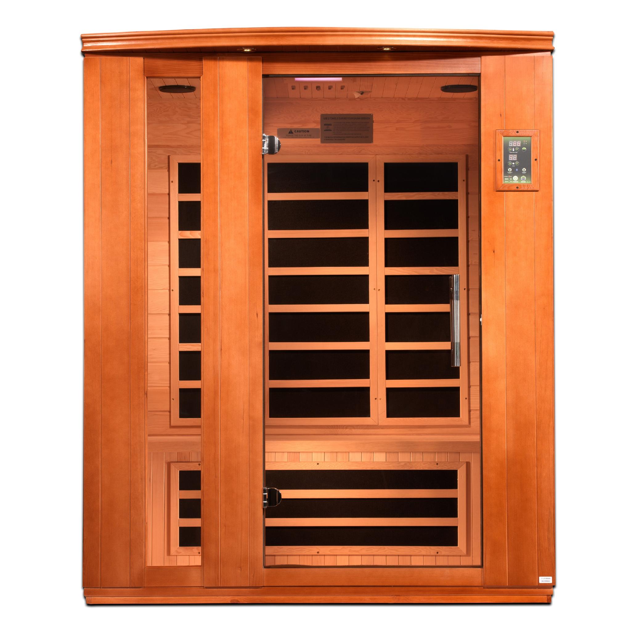 Lugano 3-person Low EMF FAR Infrared Sauna