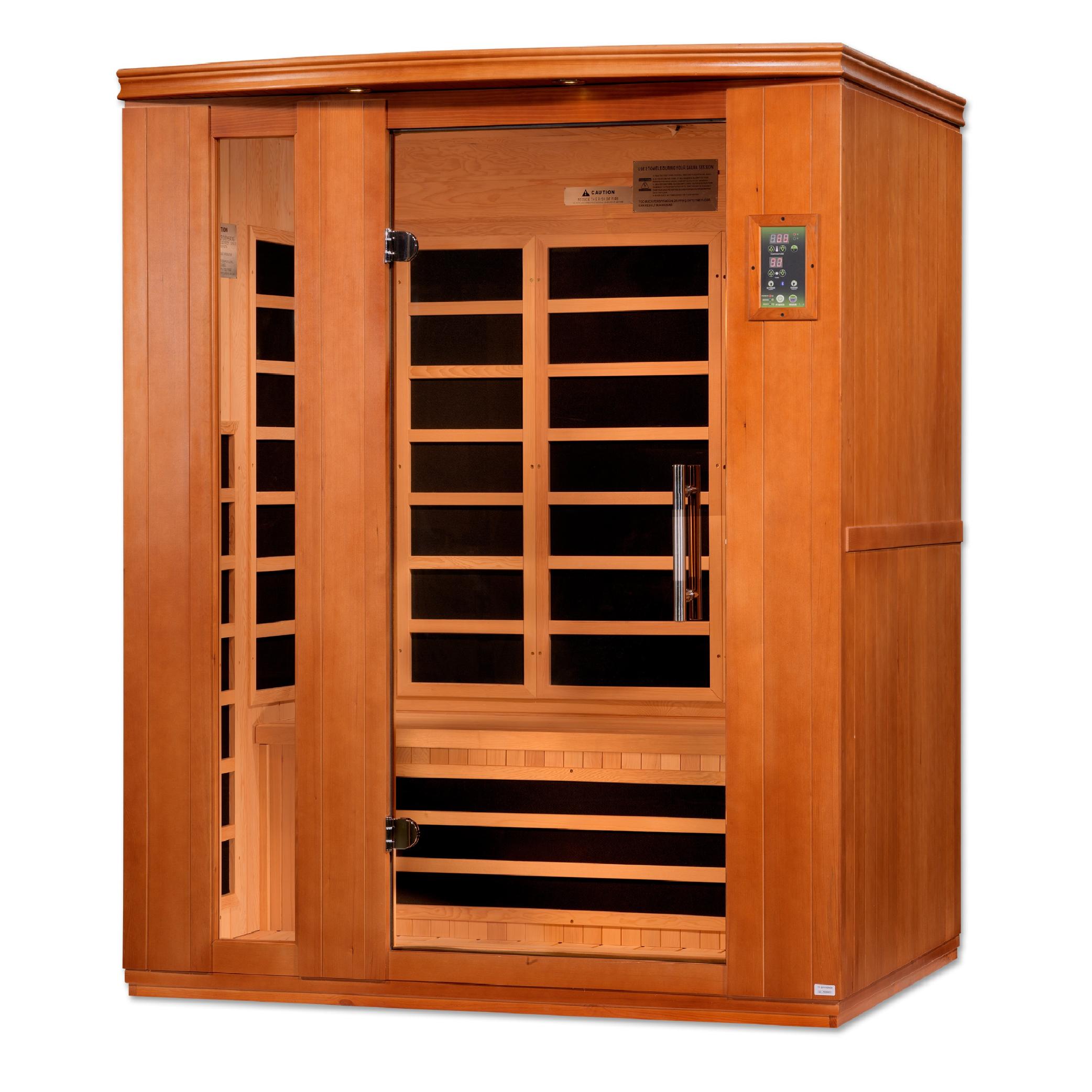 Lugano 3-person Low EMF FAR Infrared Sauna