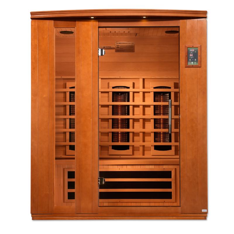 Lugano 3-Person Full Spectrum Near Zero EMF FAR Infrared Sauna