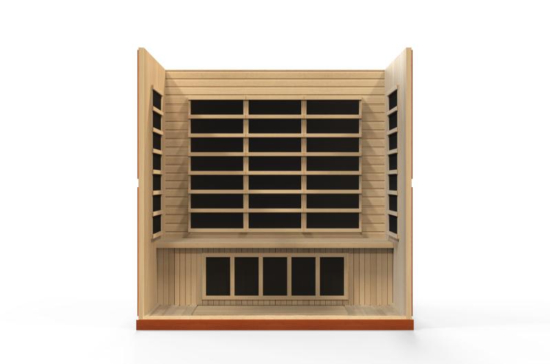 Bergamo Elite 4-person Ultra Low EMF FAR Infrared Sauna