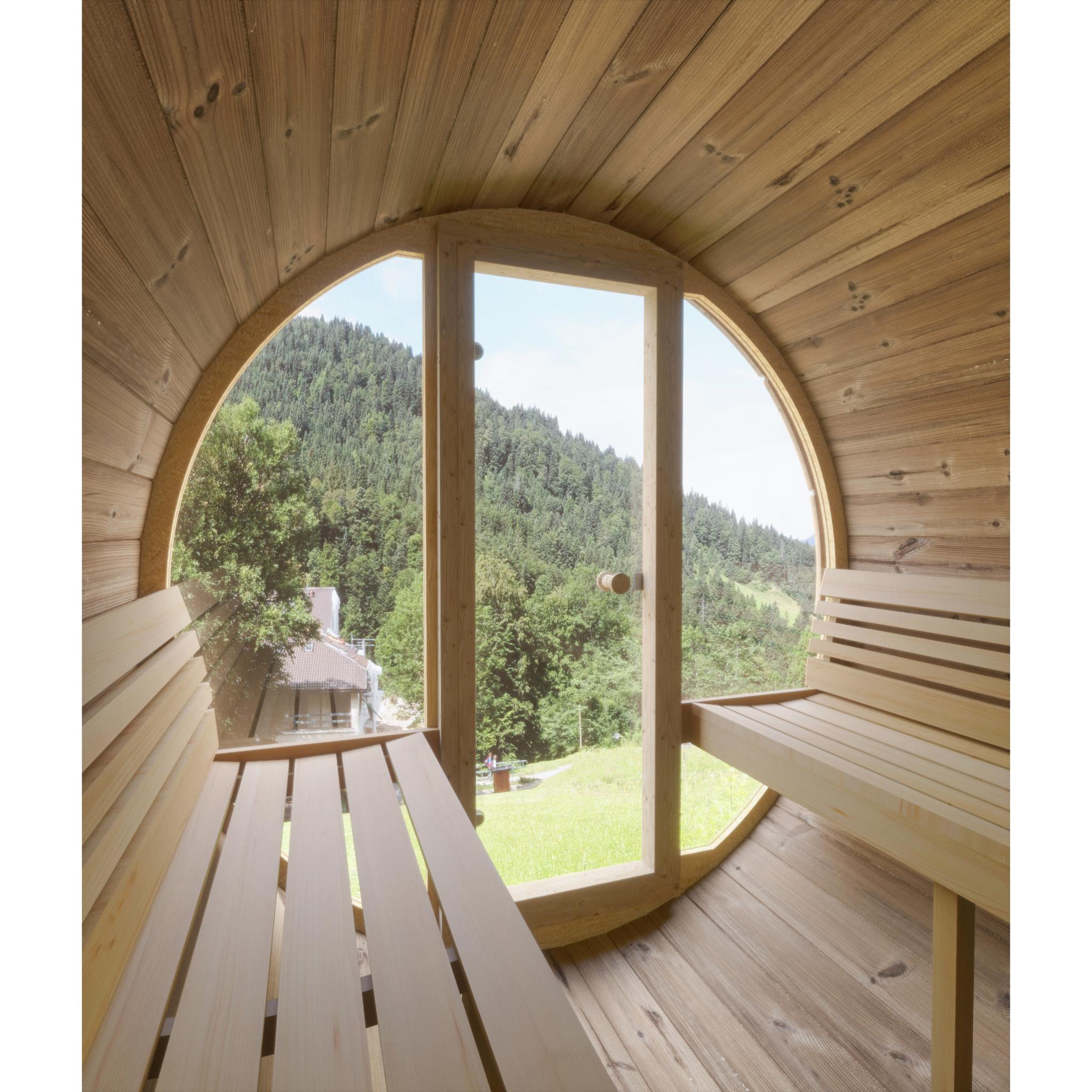 SaunaLife Model E8G Premium Outdoor Sauna | Up to 6 Persons