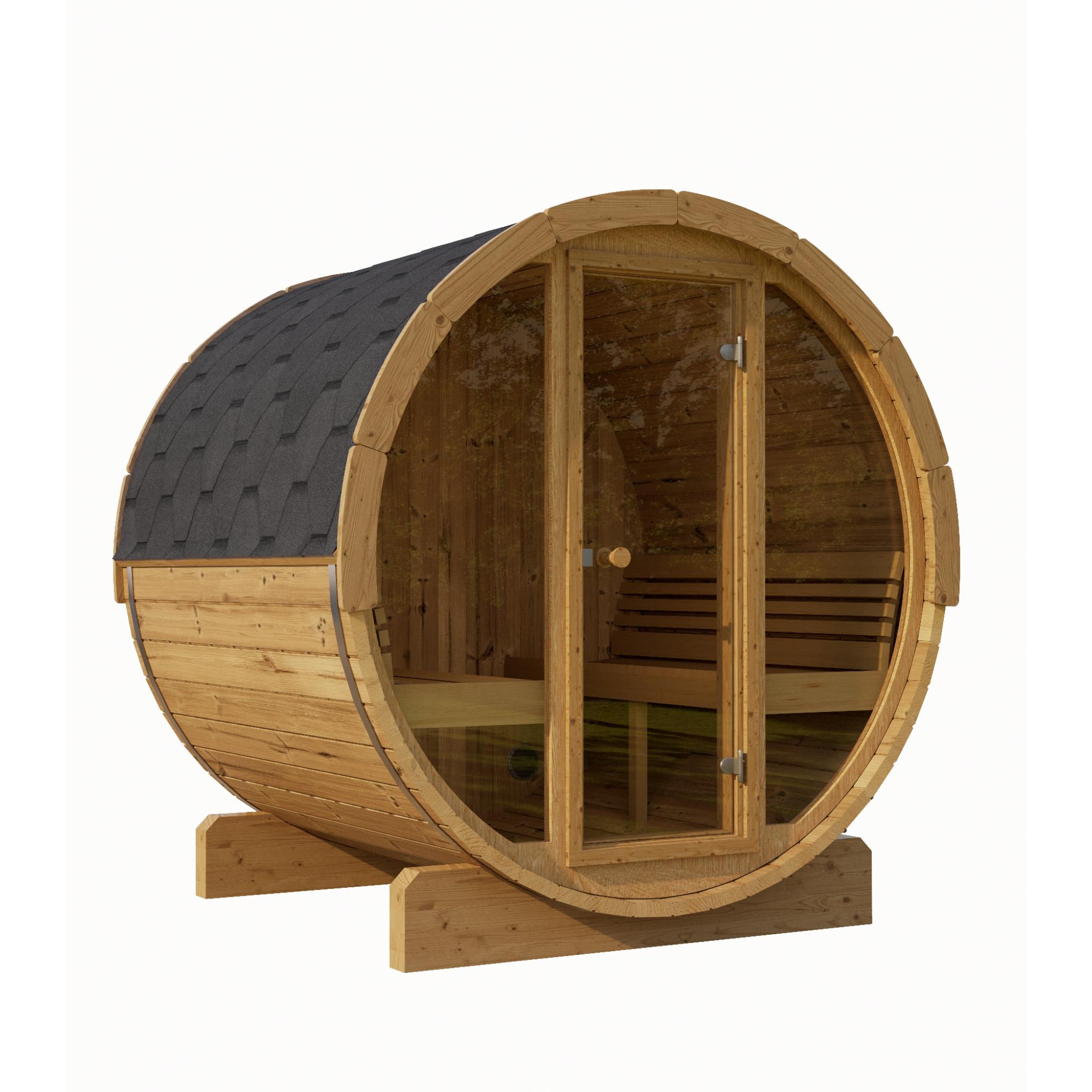SaunaLife Model E8G Premium Outdoor Sauna | Up to 6 Persons