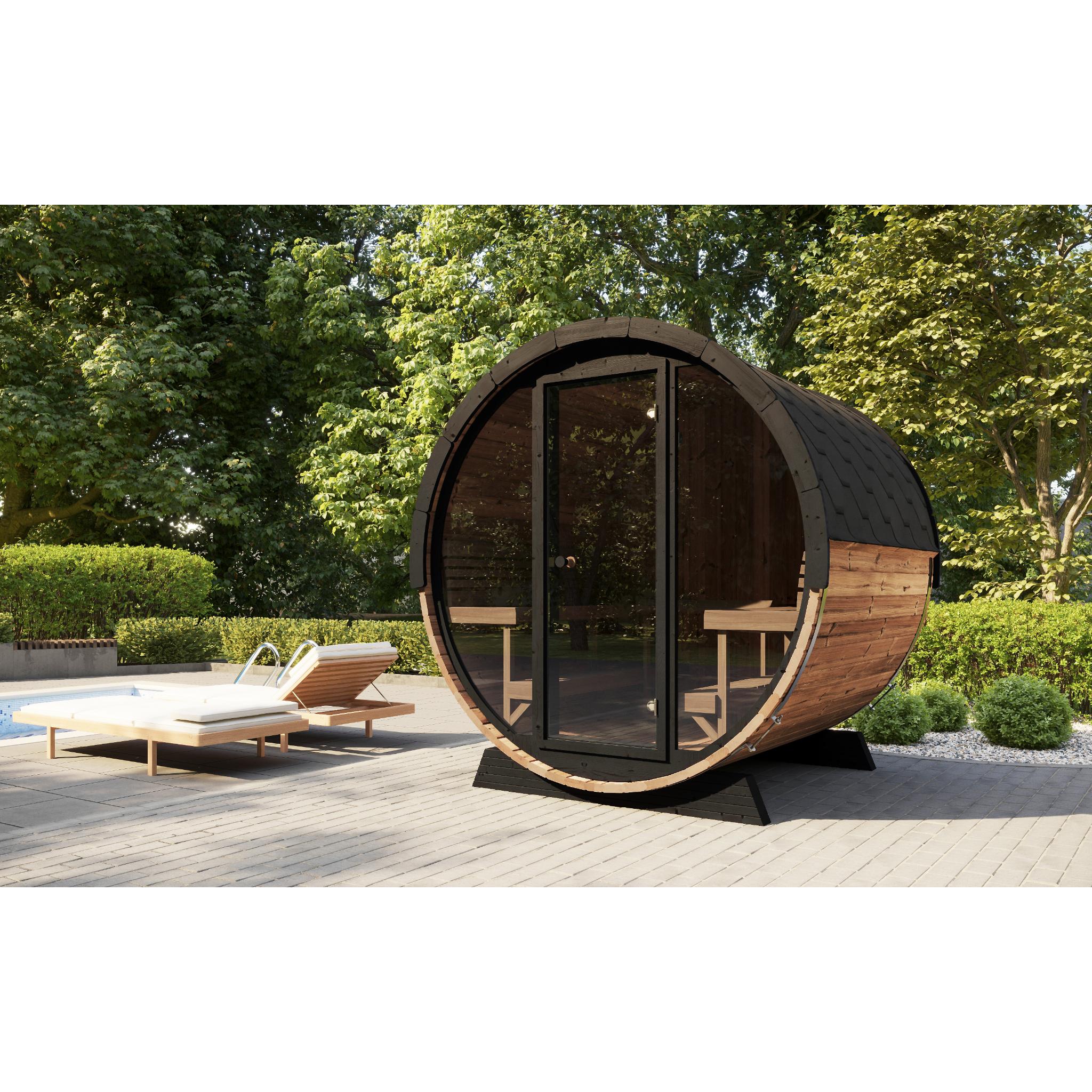 SaunaLife Model EE8G Premium Outdoor Sauna | Up to 6 Persons