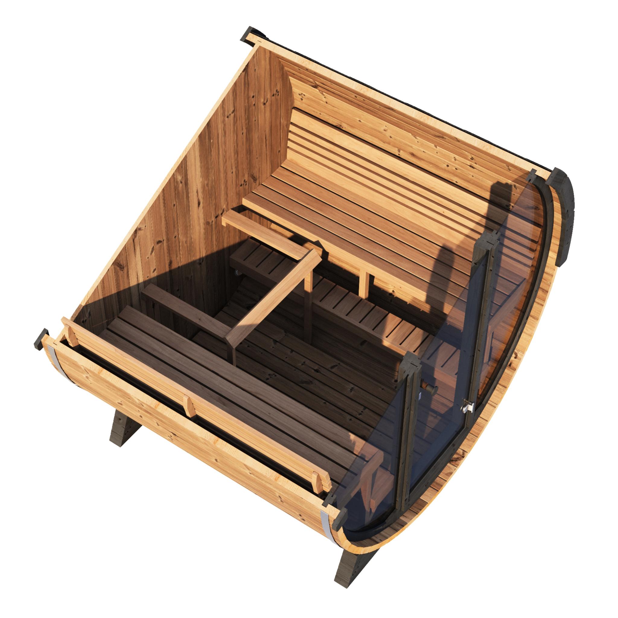SaunaLife Model EE8G Premium Outdoor Sauna | Up to 6 Persons