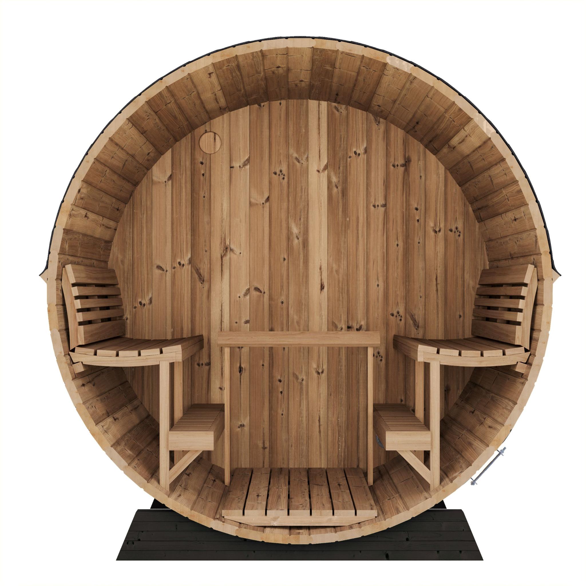 SaunaLife Model EE8G Premium Outdoor Sauna | Up to 6 Persons