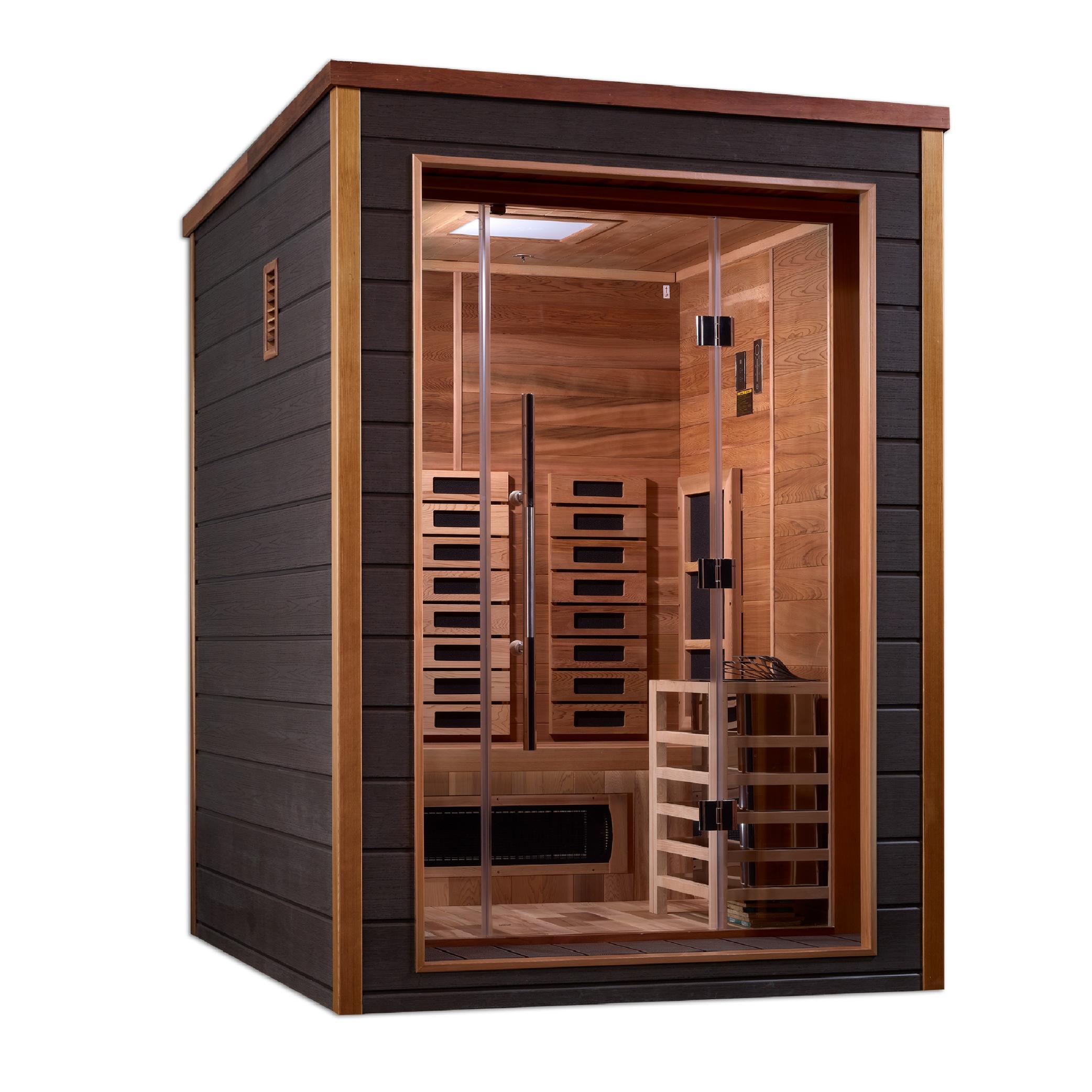 Nora 2 Person Hybrid Outdoor Sauna