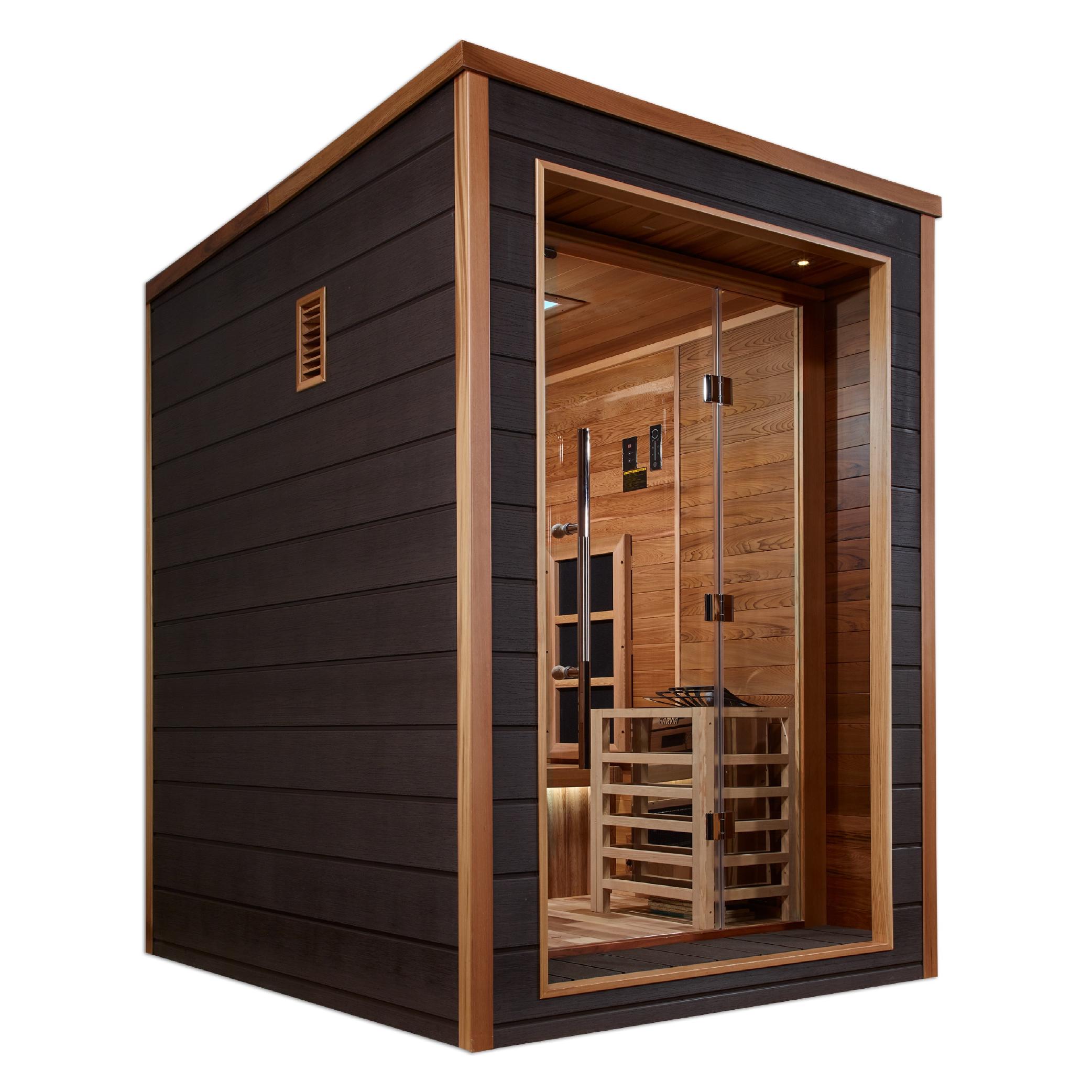 Nora 2 Person Hybrid Outdoor Sauna