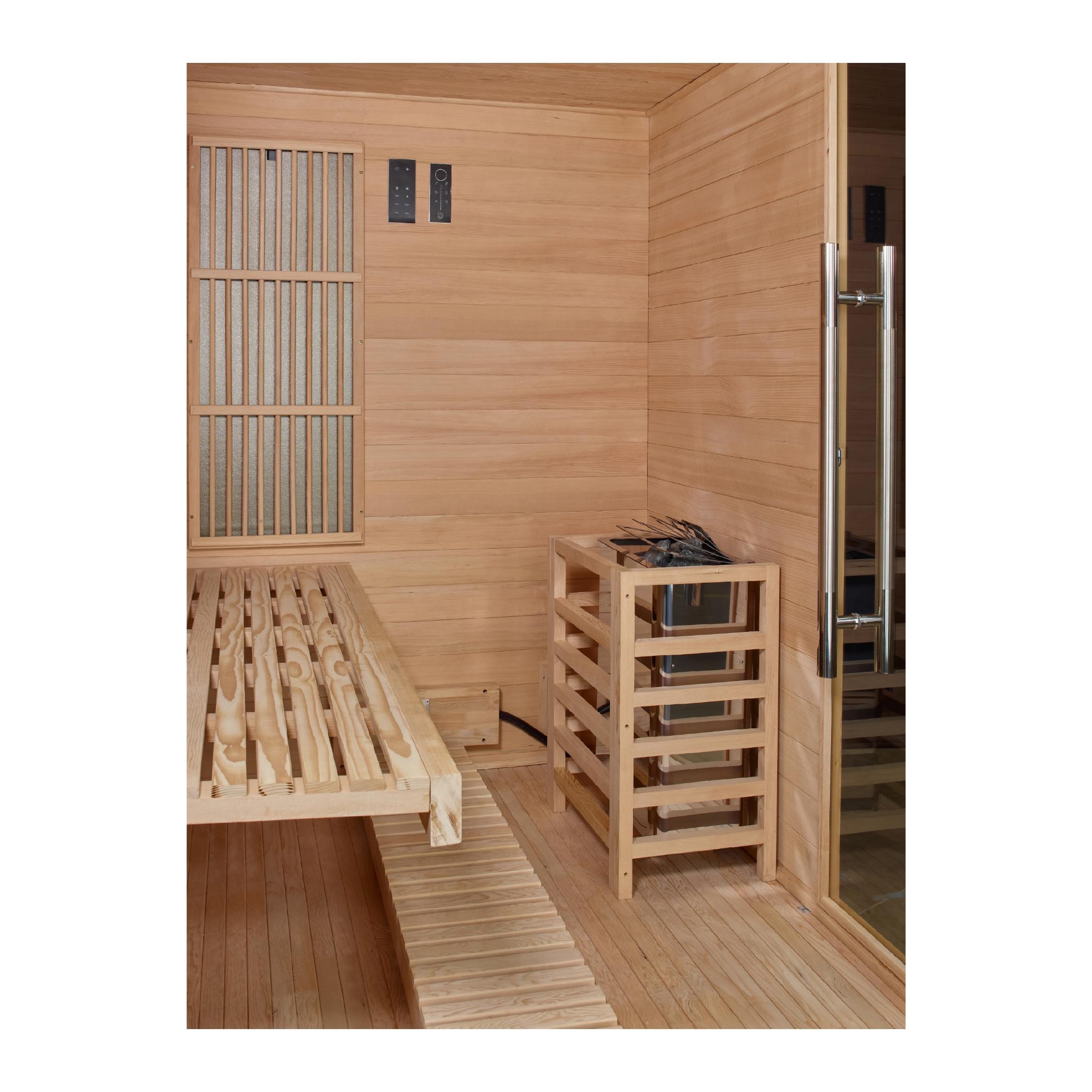 Soria 3 Person Hybrid Full Spectrum Sauna
