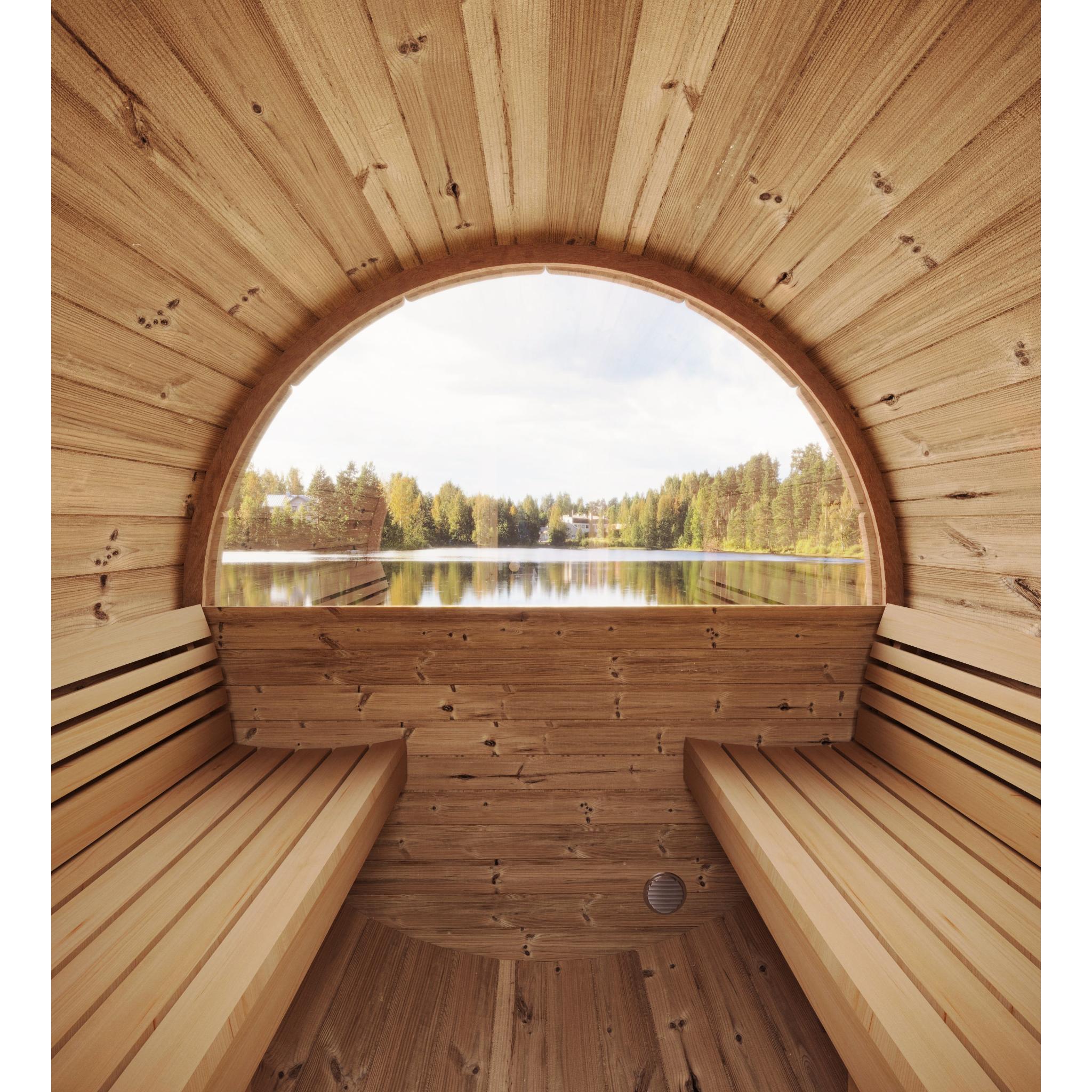 SaunaLife Model E8W Premium Outdoor Sauna | Up to 4 Persons