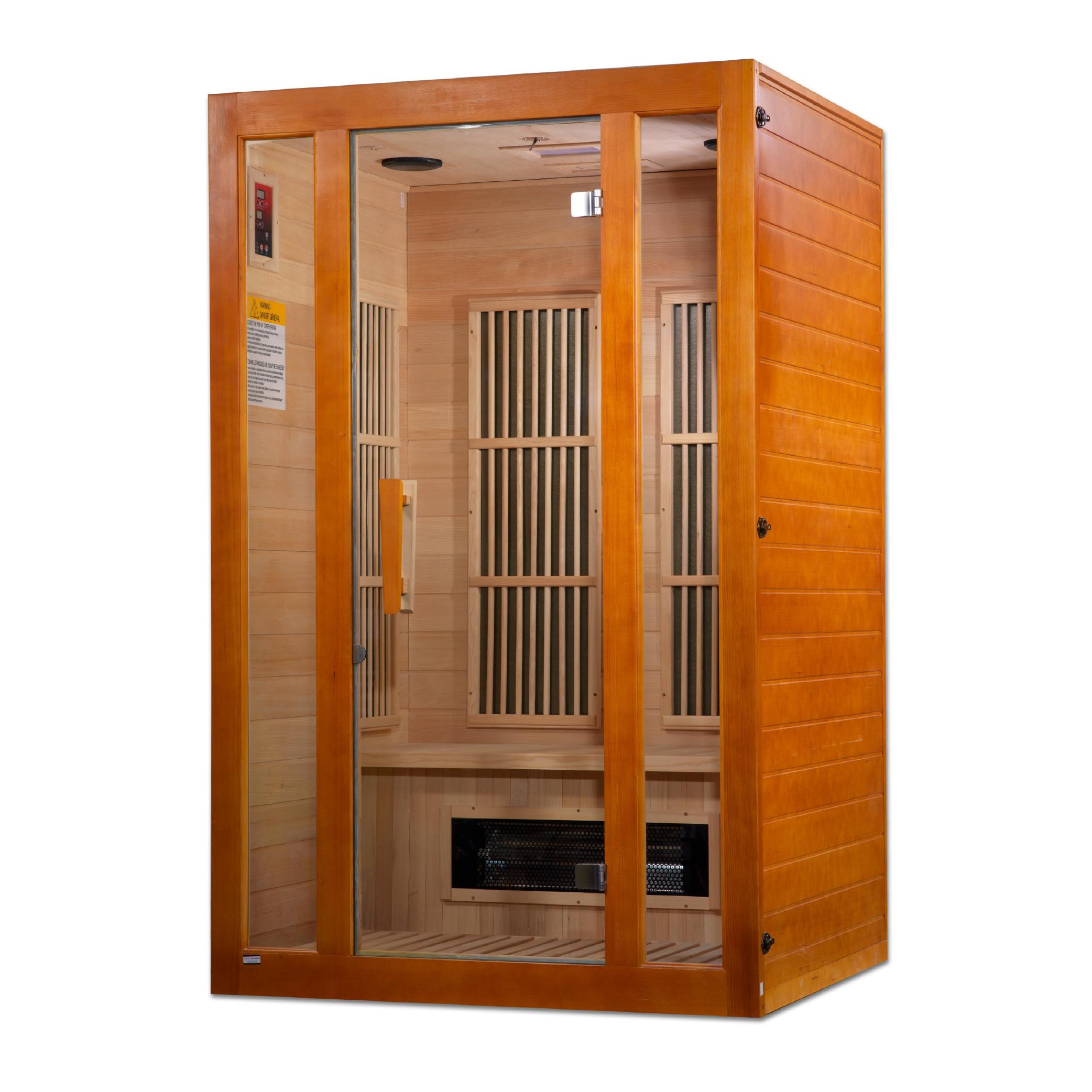 Aspen Dual Tech 2-Person Low EMF FAR Infrared Sauna