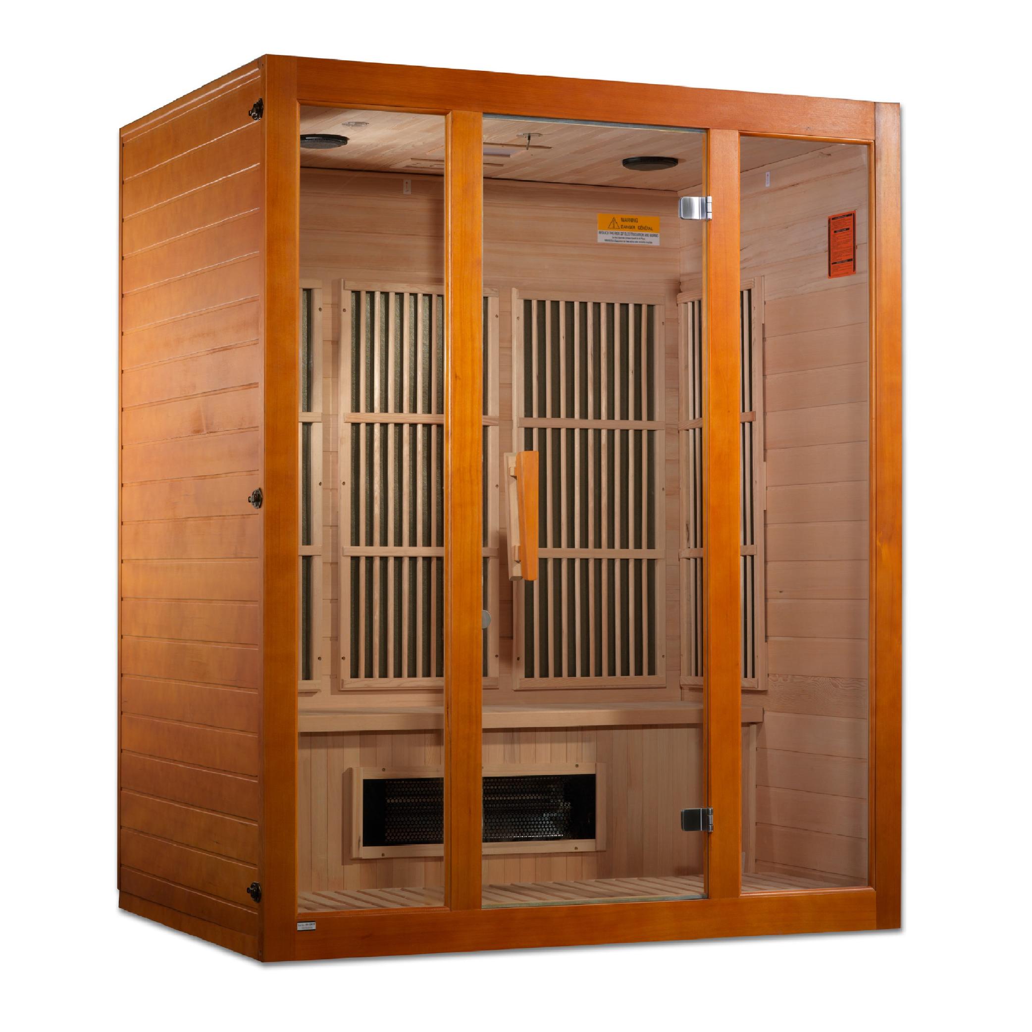 3-Person Low EMF FAR Infrared Sauna