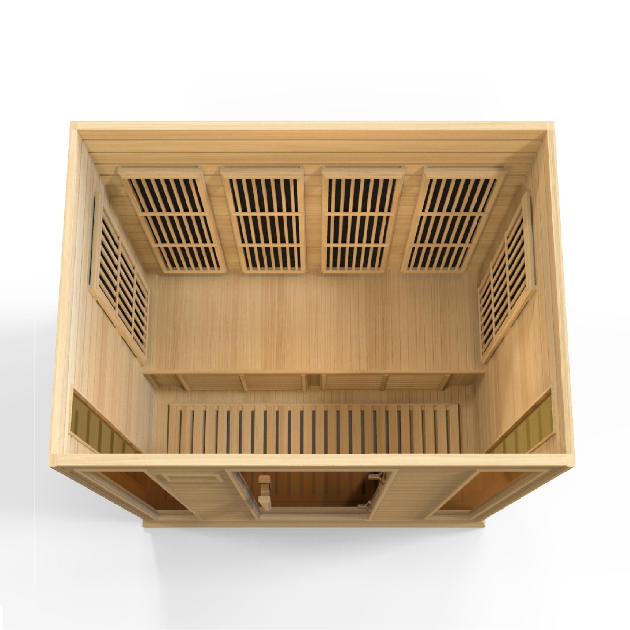 4-Person Low EMF FAR Infrared Sauna