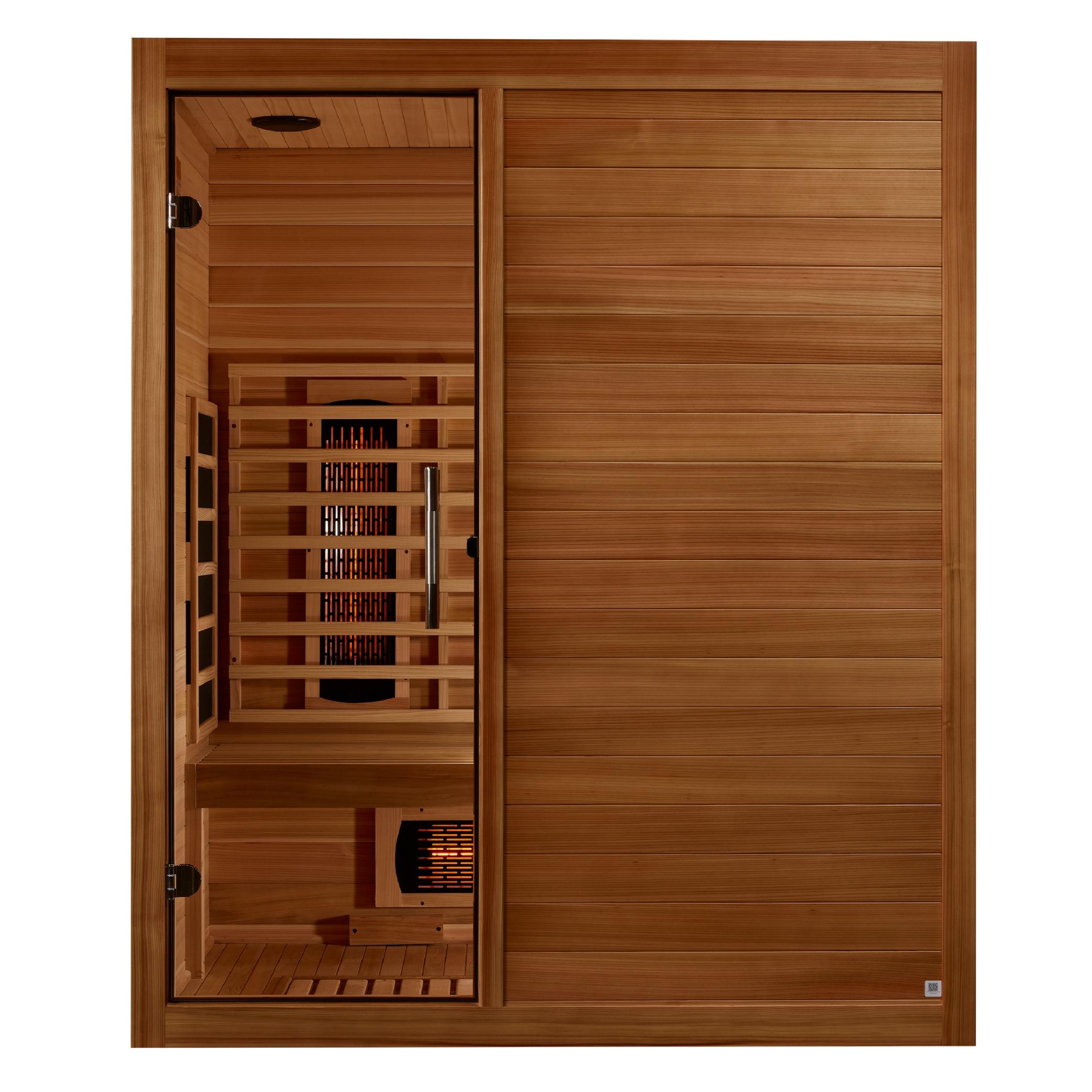 S-Line Yoga 3-Person Full Spectrum Near Zero EMF FAR Infrared Sauna