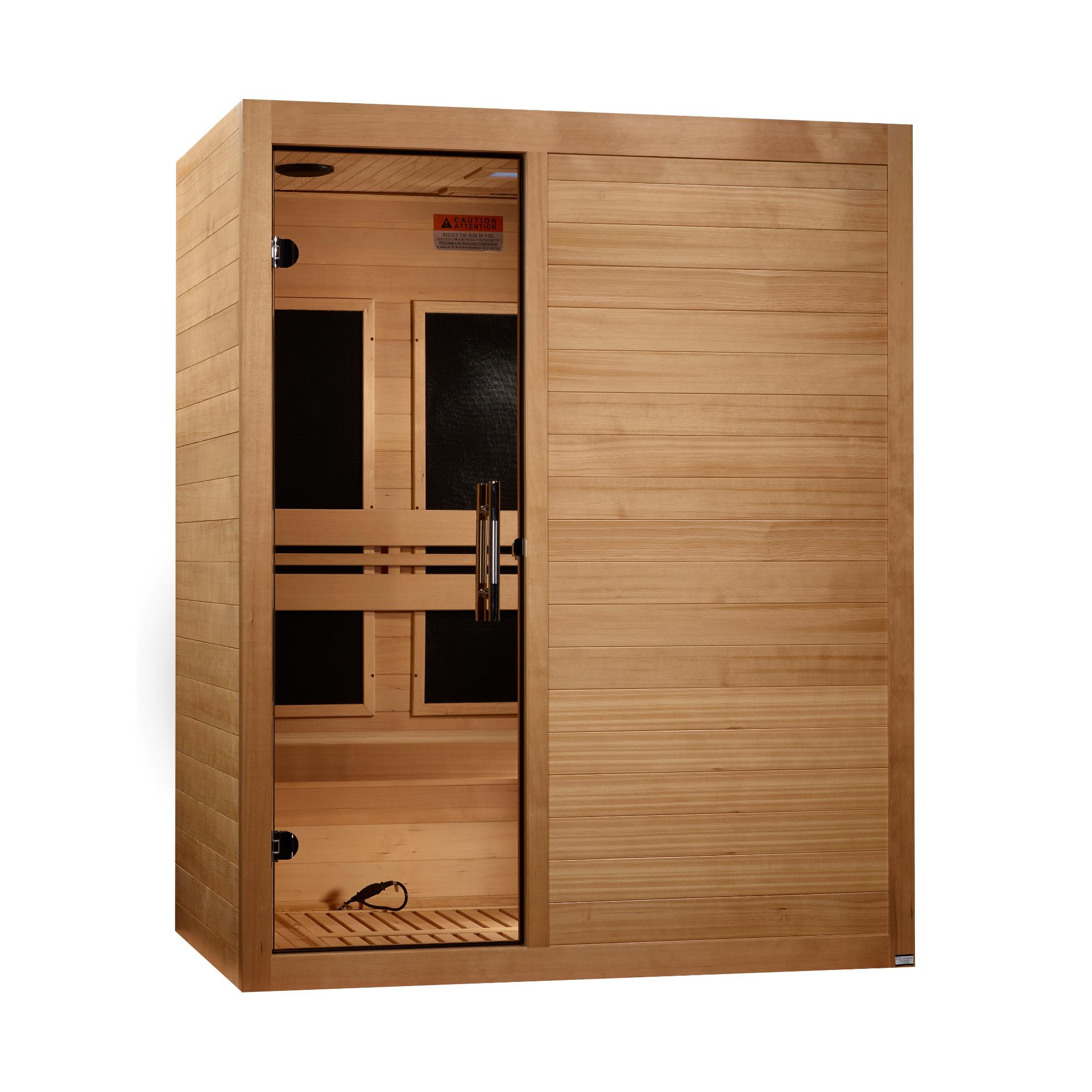 S-Line Yoga 3-Person Ultra Low EMF FAR Infrared Sauna