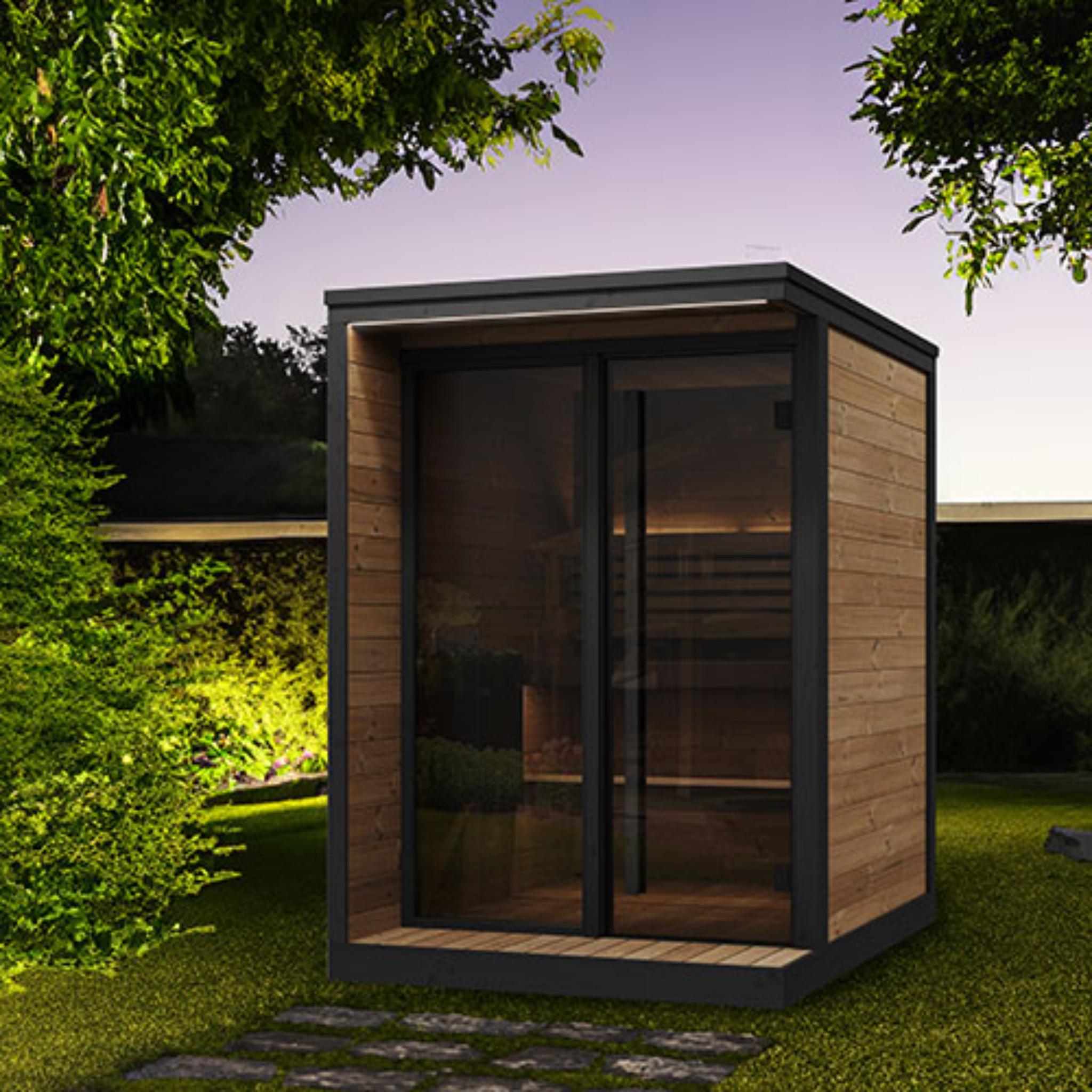 SaunaLife Model GL4 Premium Outdoor Sauna | 4 Persons