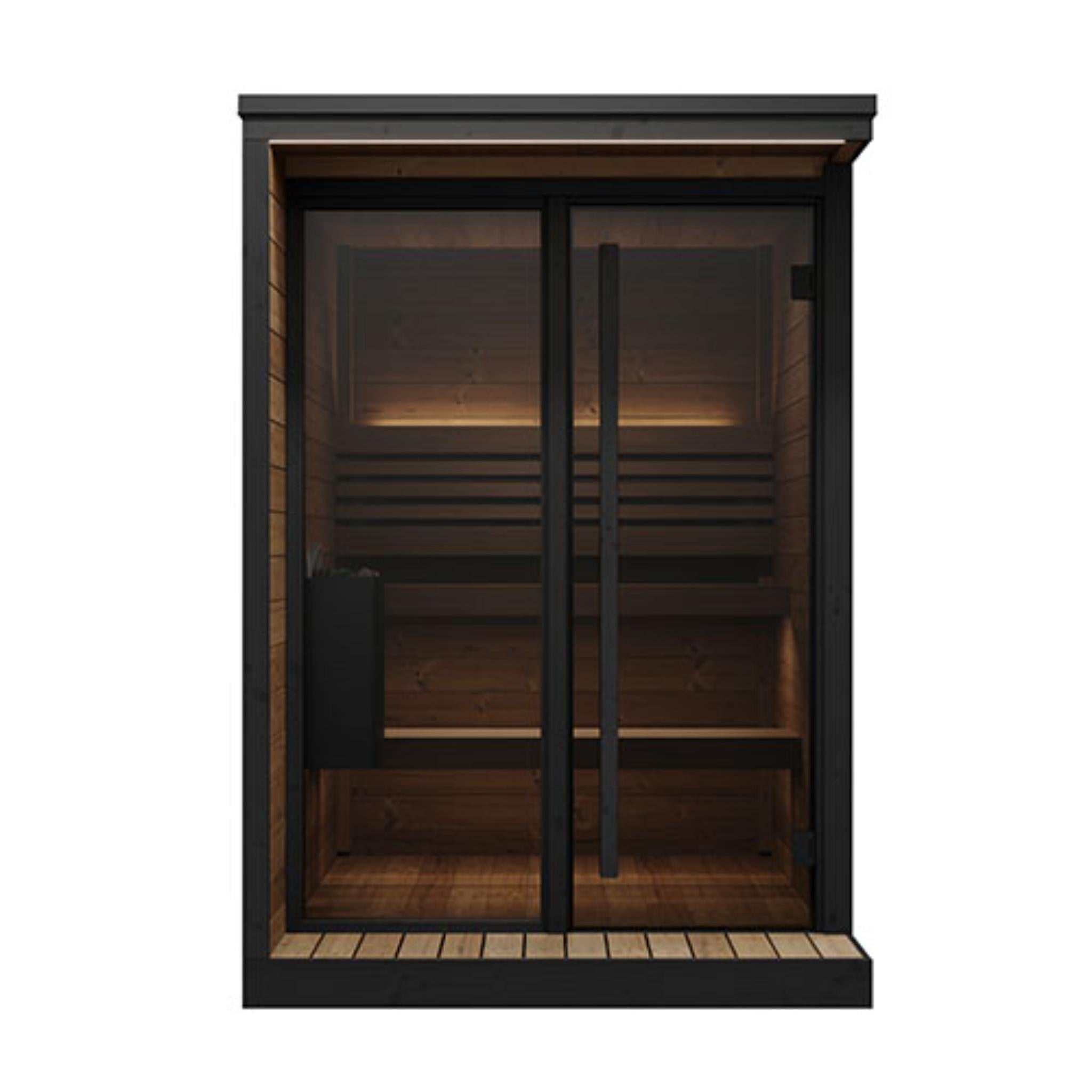 SaunaLife Model GL4 Premium Outdoor Sauna | 4 Persons