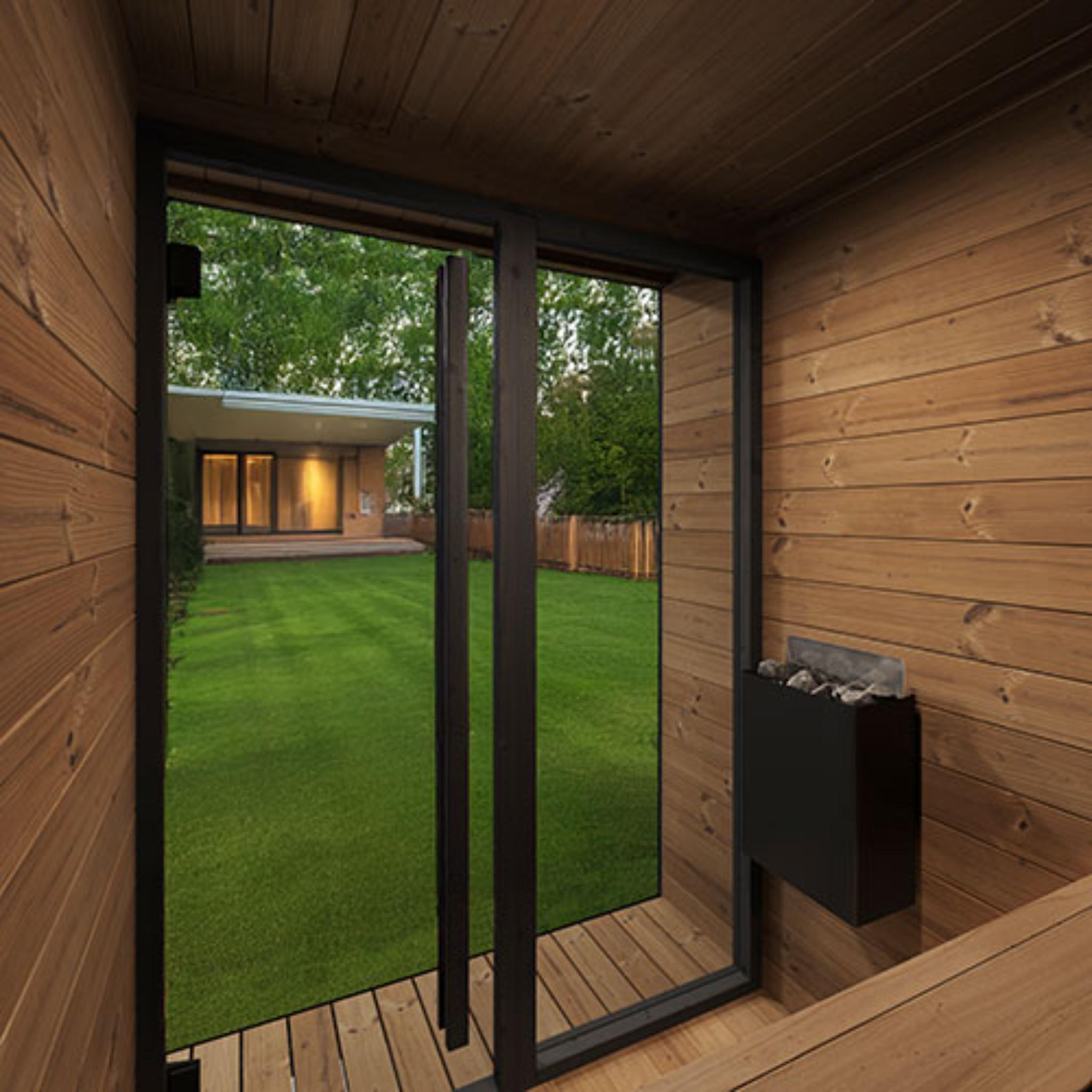SaunaLife Model GL4 Premium Outdoor Sauna | 4 Persons