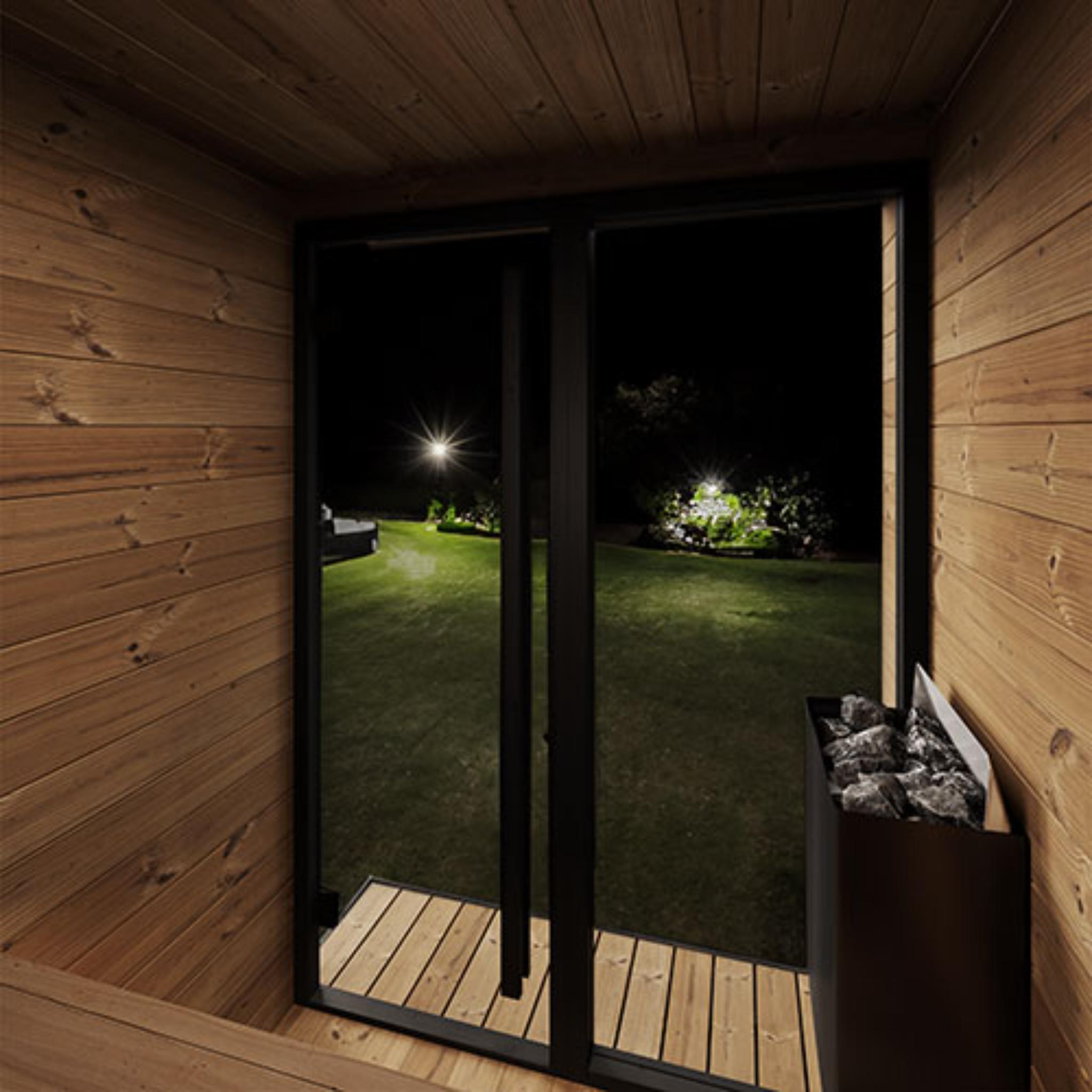 SaunaLife Model GL4 Premium Outdoor Sauna | 4 Persons