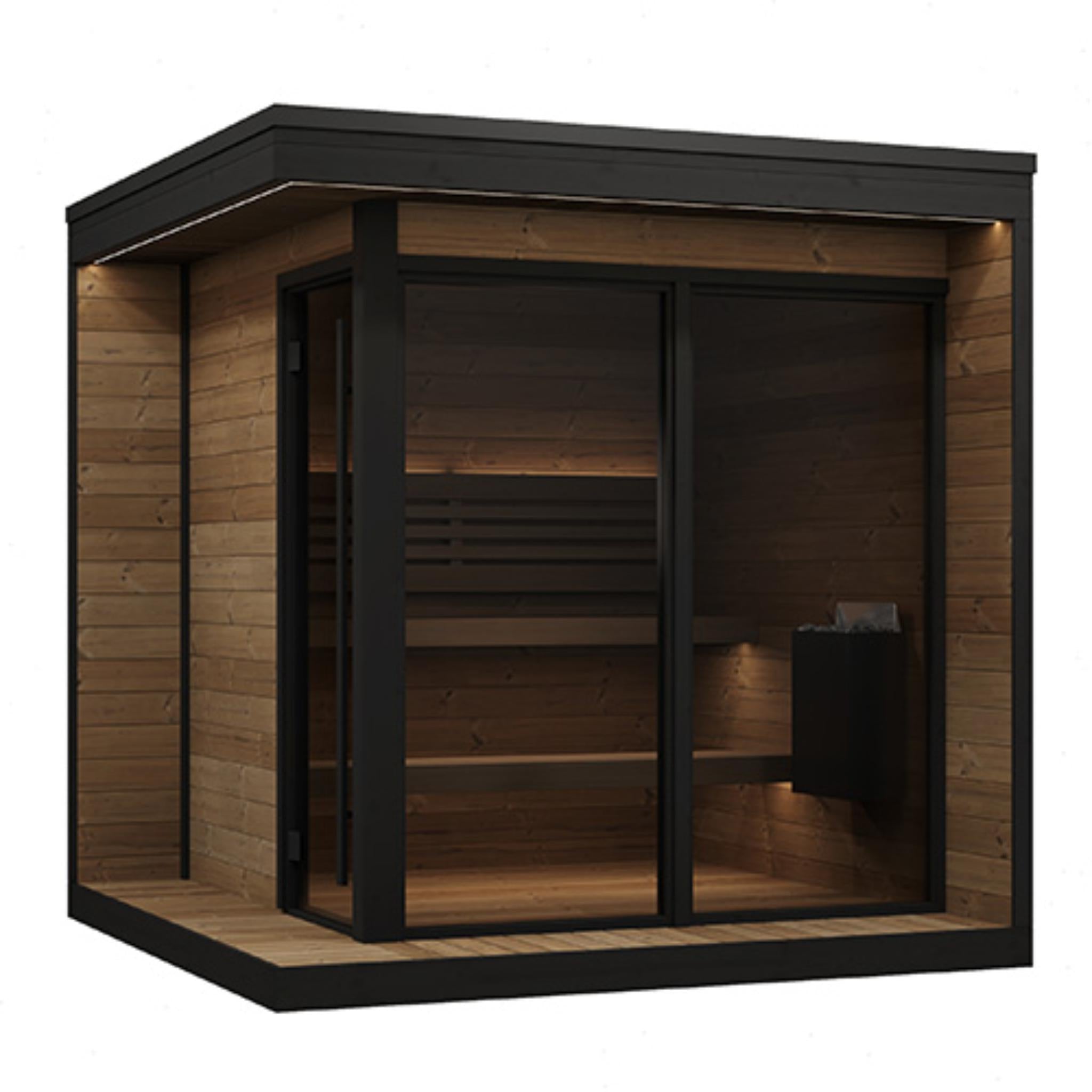 SaunaLife Model GL6 Premium Outdoor Sauna | Up to 5 Persons