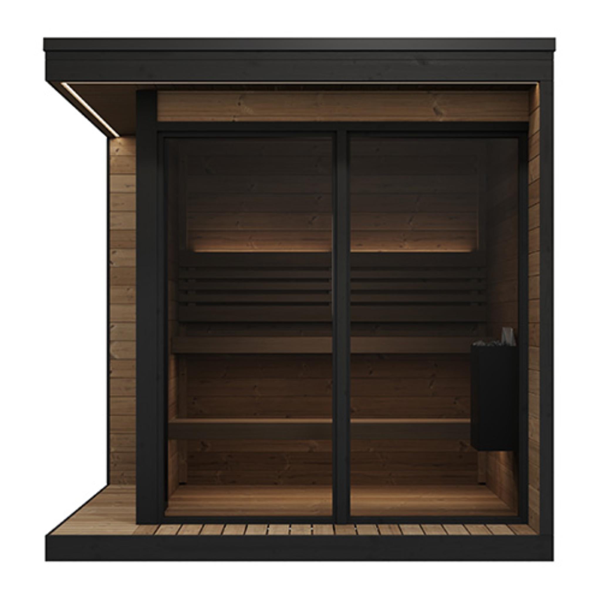 SaunaLife Model GL6 Premium Outdoor Sauna | Up to 5 Persons