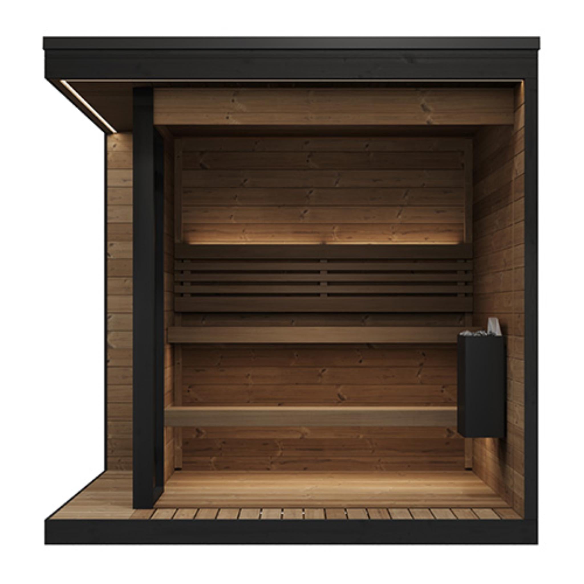 SaunaLife Model GL6 Premium Outdoor Sauna | Up to 5 Persons
