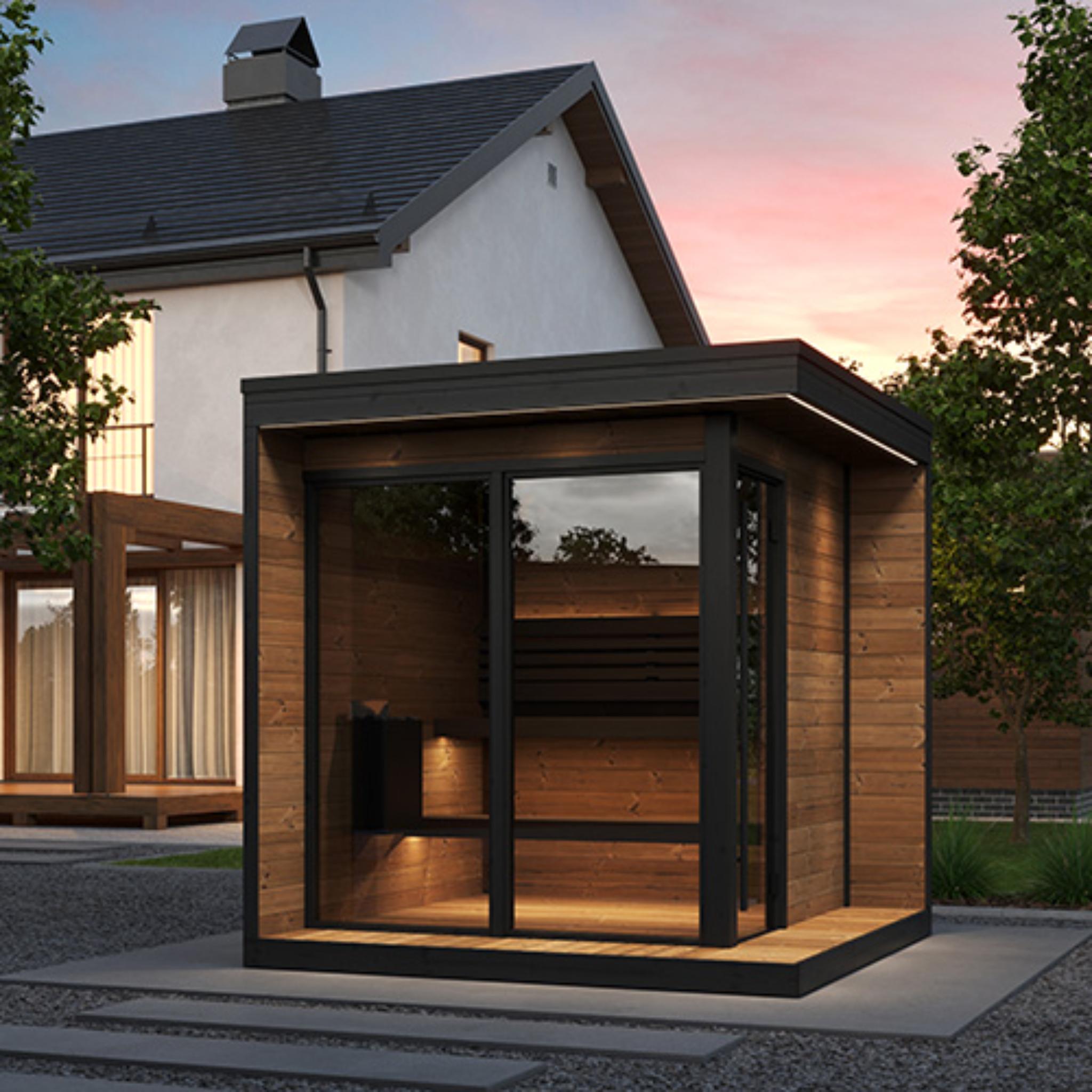 SaunaLife Model GL6 Premium Outdoor Sauna | Up to 5 Persons