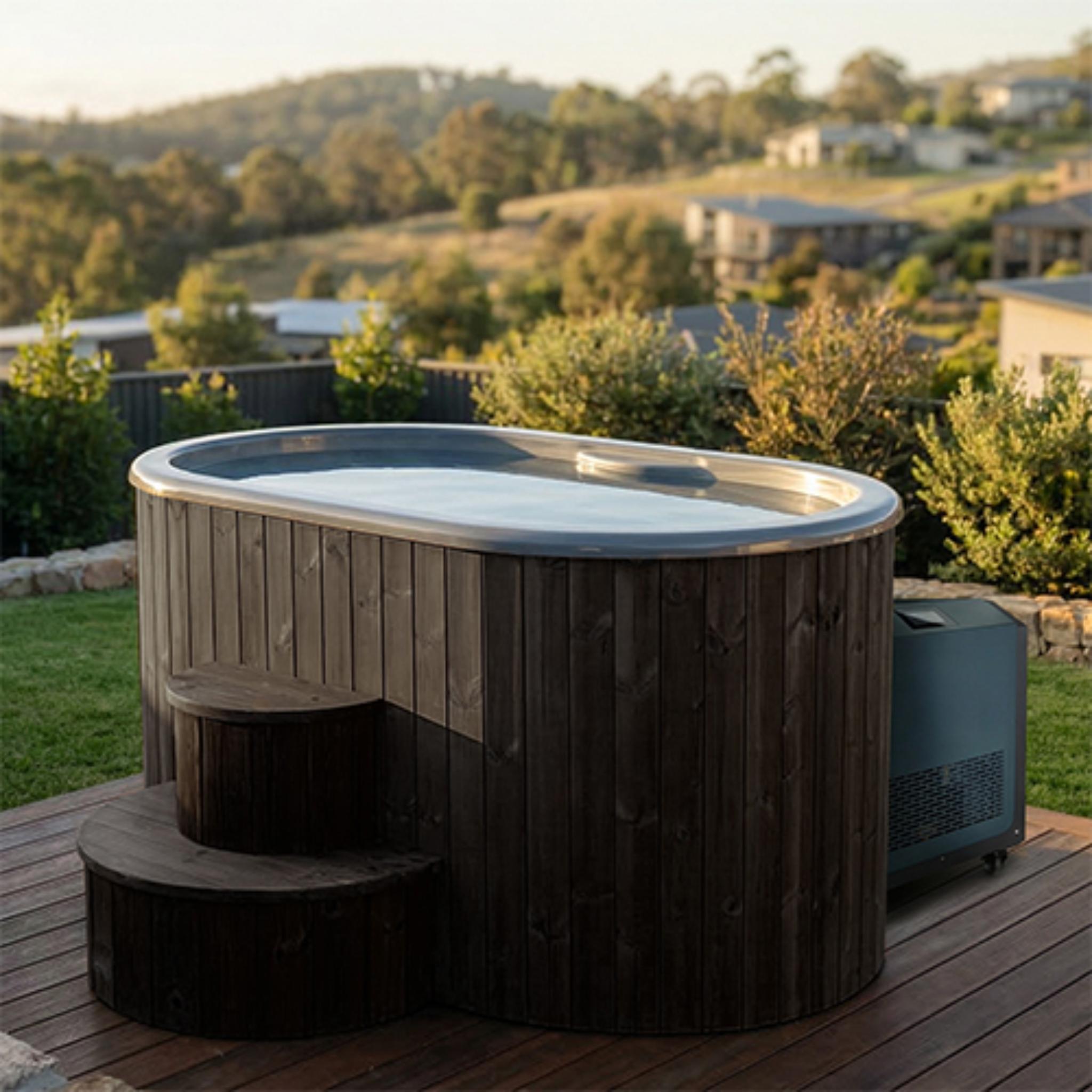 SaunaLife Model S2BC Premium Hot/Cold Immersion Tub | 2 Persons