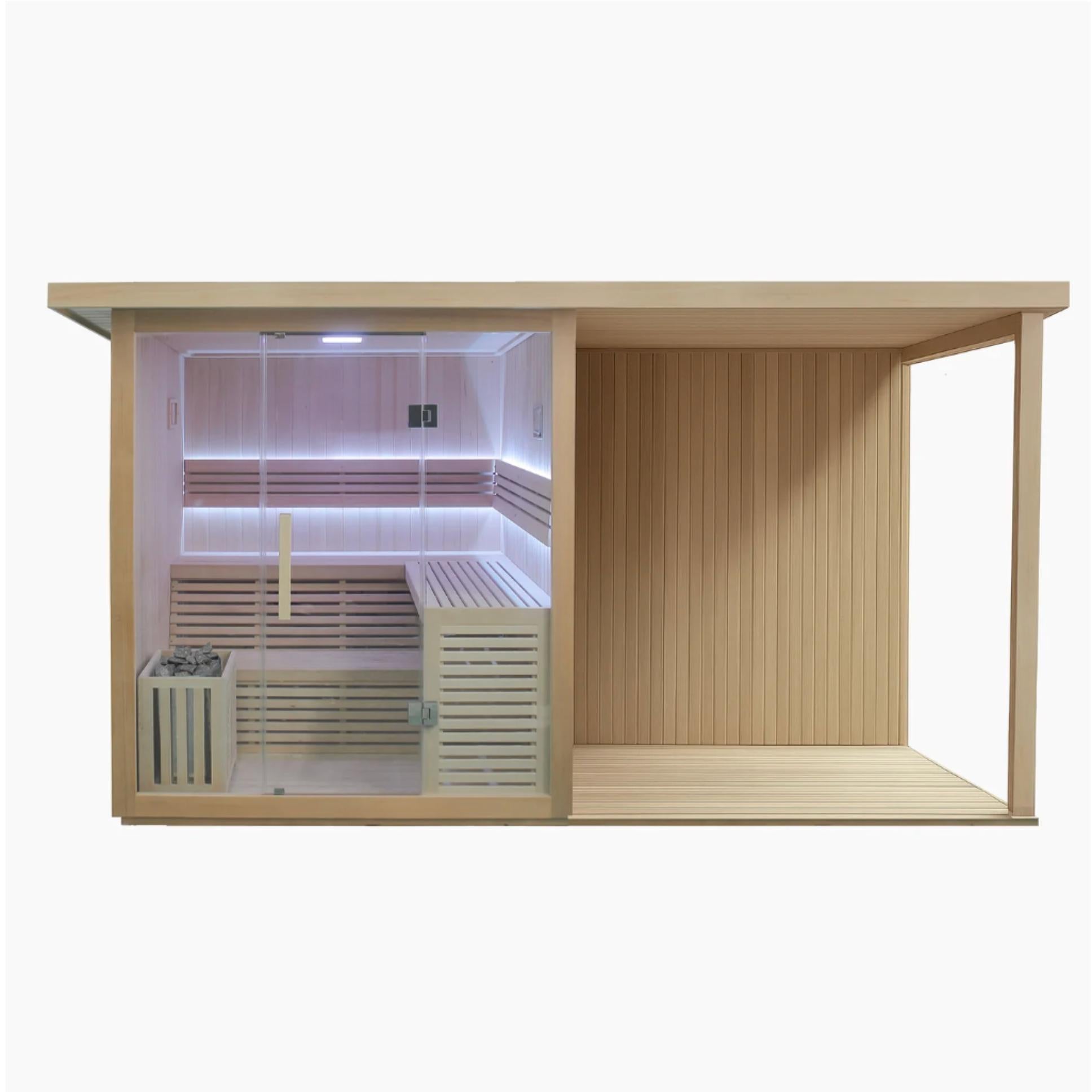 6 Person Traditional Sauna With Extension Kit