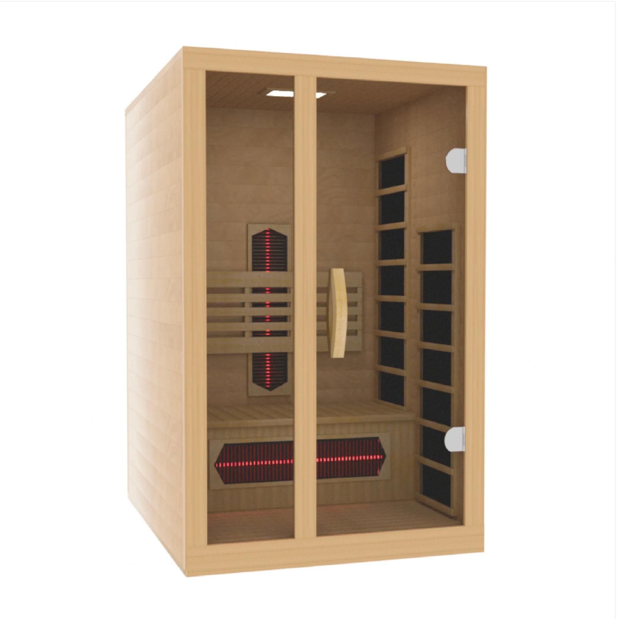 Gracia 1-2-Person Full Spectrum Near Zero EMF FAR Infrared Sauna