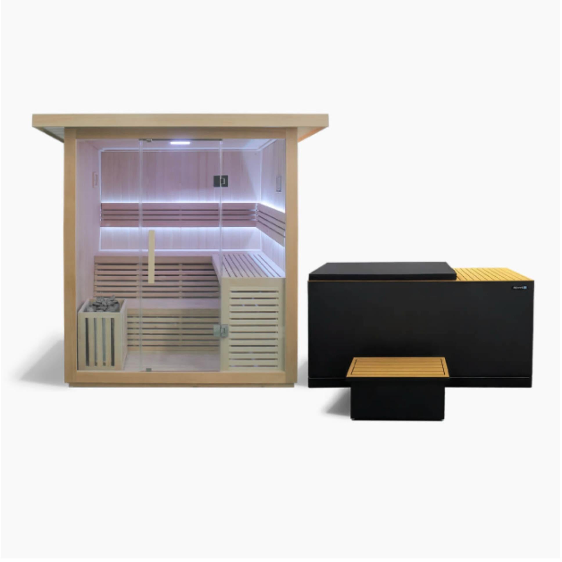 6 Person Traditional Sauna & Luxury Plunge