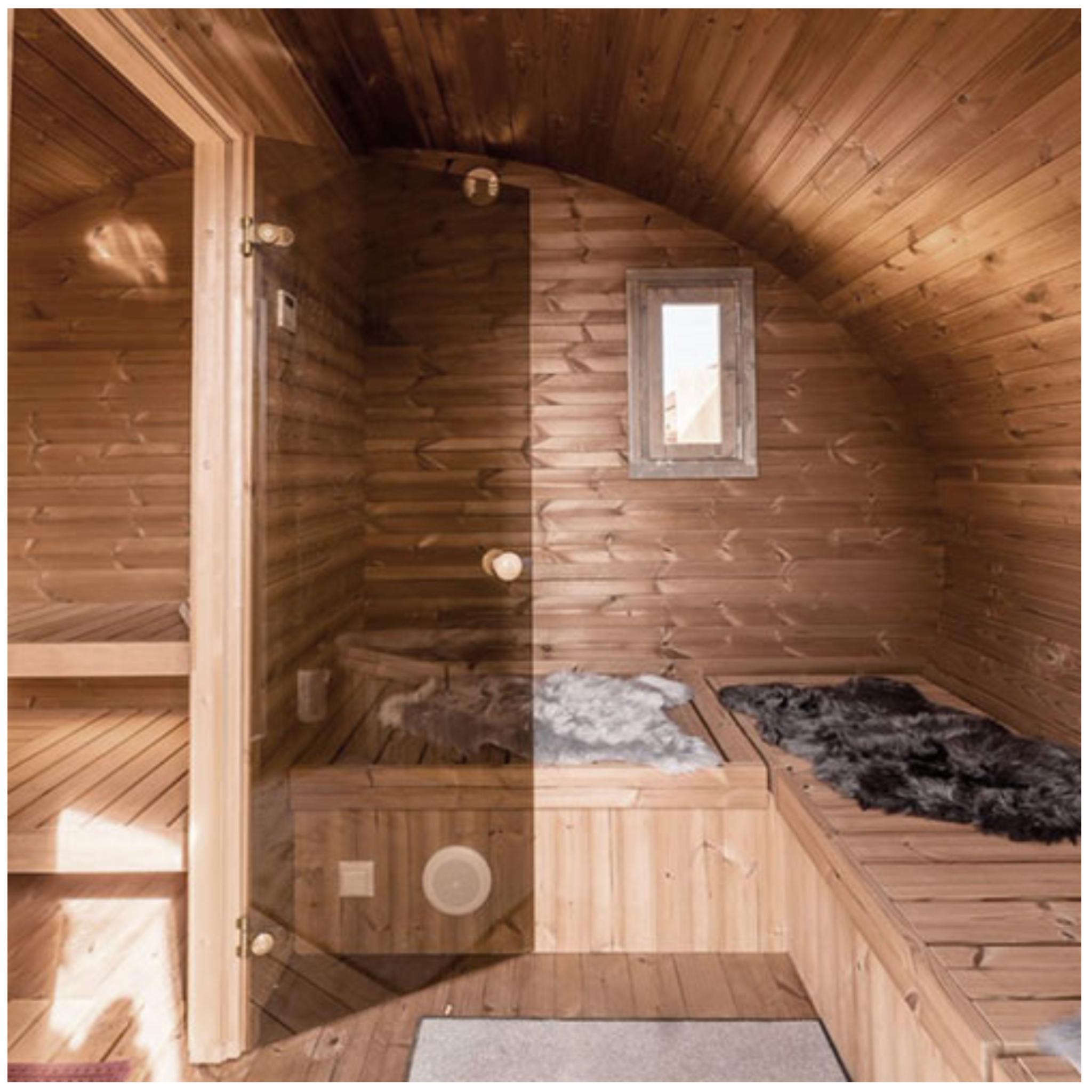 SaunaLife Model G11 Premium Outdoor Sauna | Up to 8 Persons