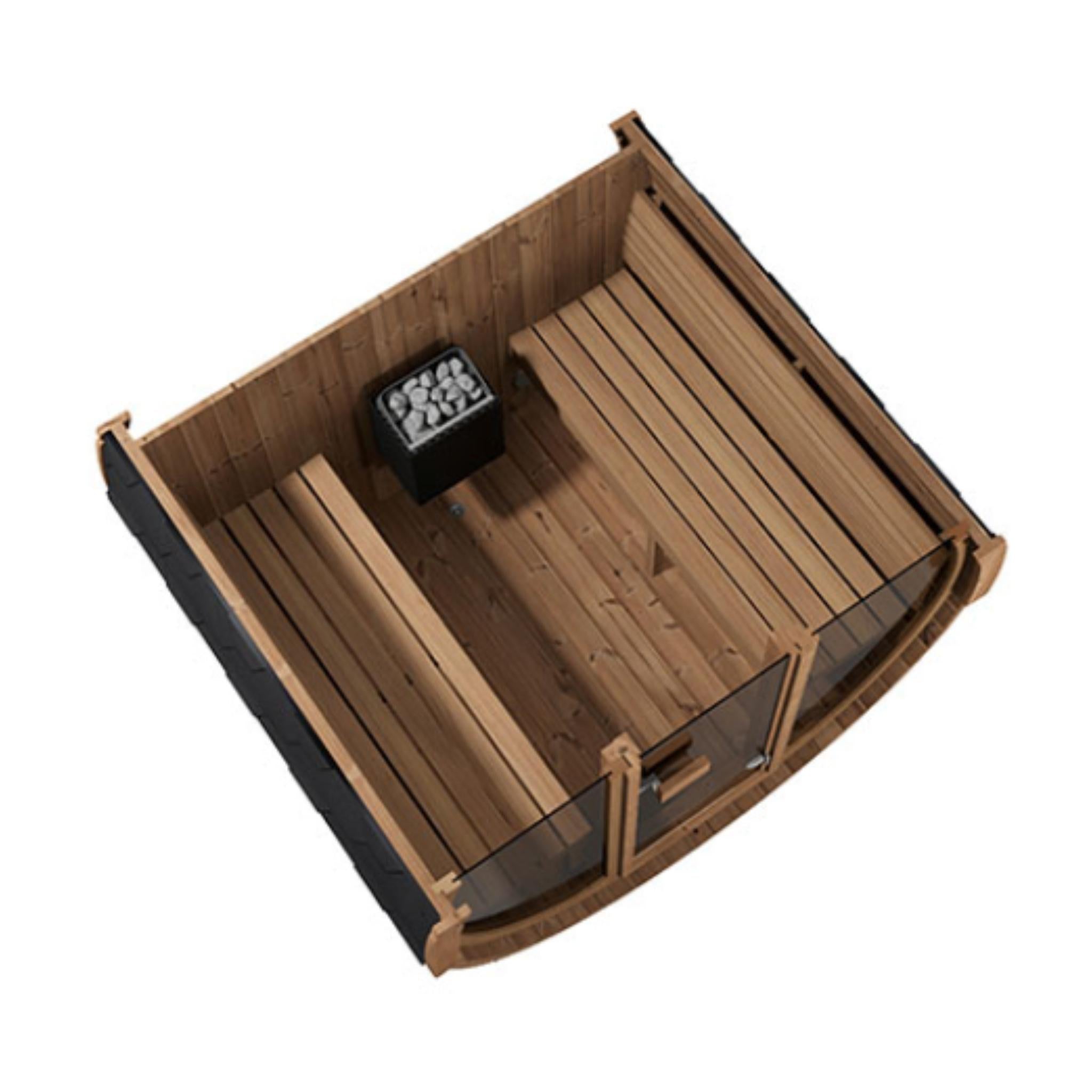 SaunaLife Model E7G Premium Outdoor Sauna | Up to 4 Persons