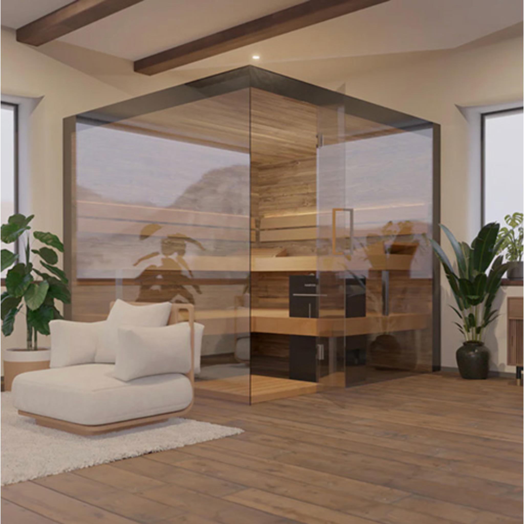 Thermasol Lumaria Indoor Sauna | Minimal Light and Clarity