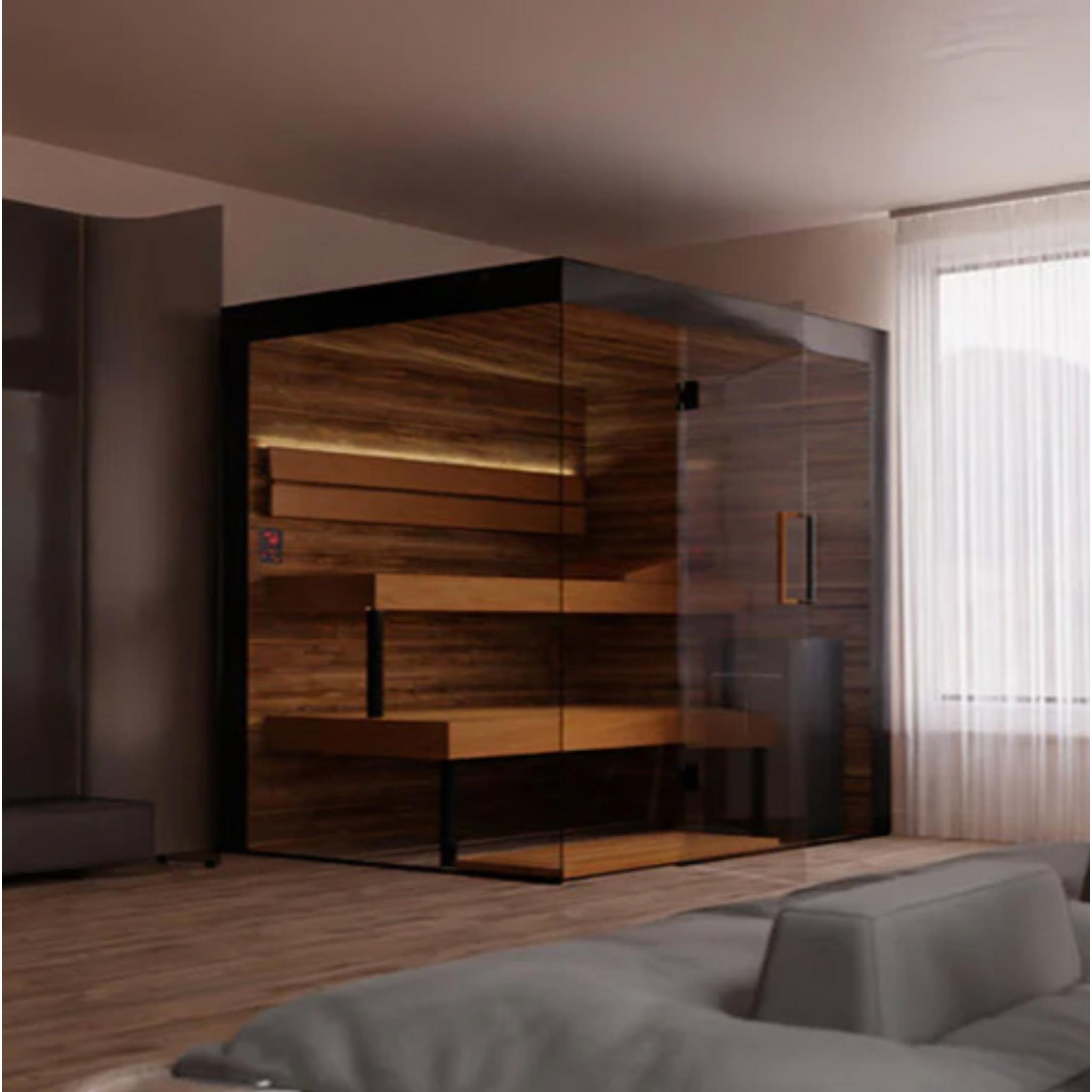 Thermasol Lumaria Indoor Sauna | Minimal Light and Clarity