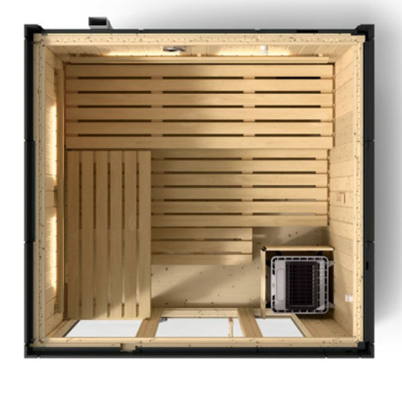 Kohler C1 Indoor Sauna Graphite Grey | Uo to 5-Person Home Sauna Kit