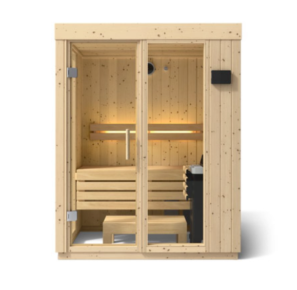 Kohler C1 Indoor Sauna Scandinavian Spruce | Uo to 5-Person Home Sauna Kit