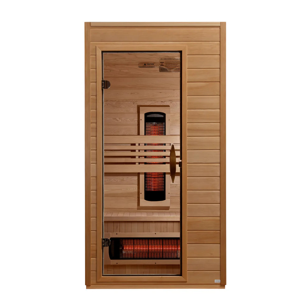 Martin 1-2-Person Full Spectrum Near Zero EMF FAR Infrared Sauna
