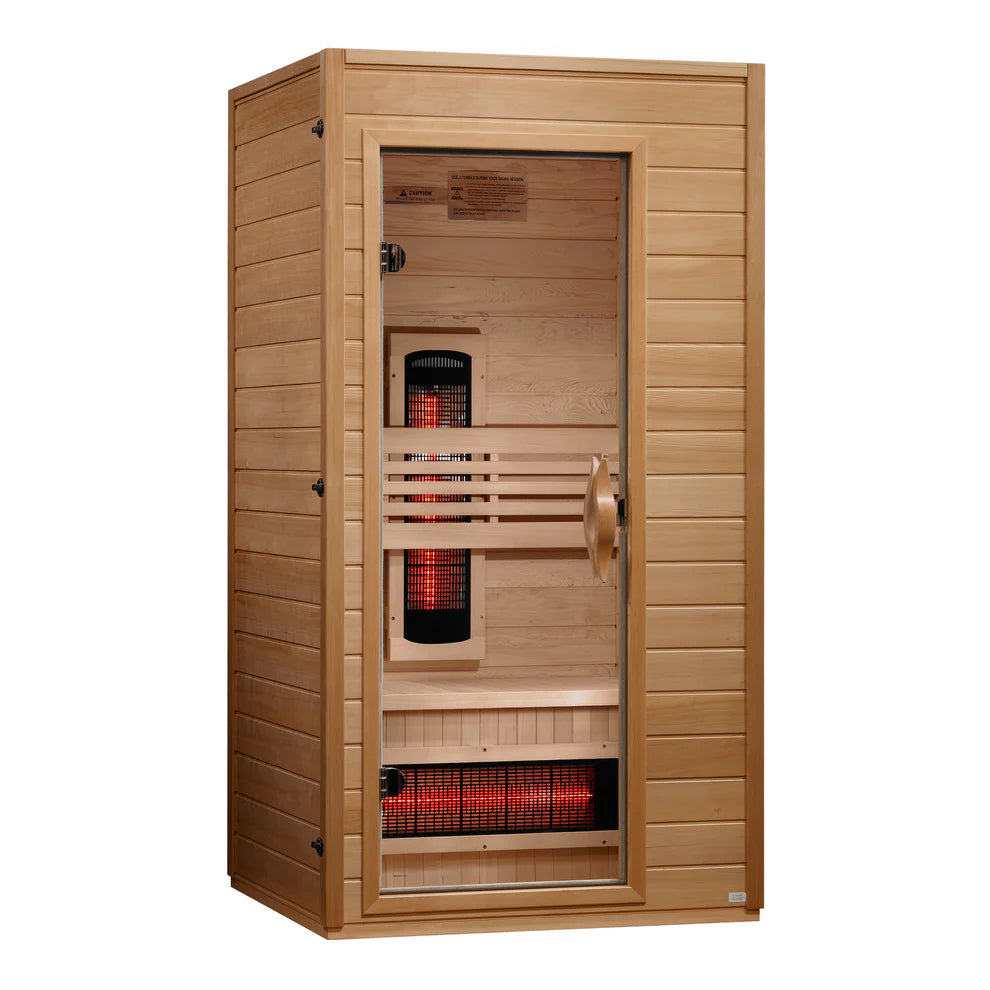 Martin 1-2-Person Full Spectrum Near Zero EMF FAR Infrared Sauna