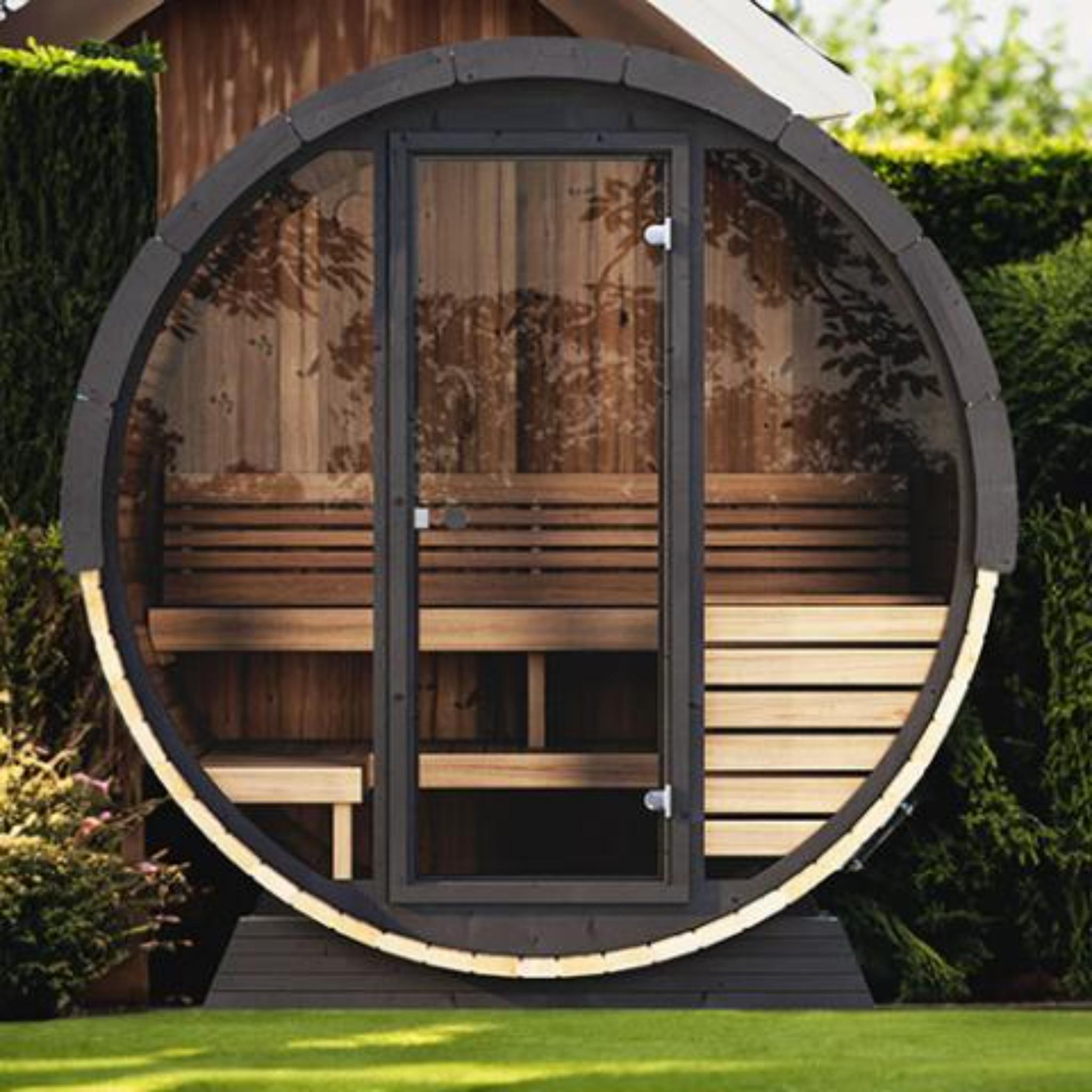 SaunaLife Model EE6G Premium Outdoor Sauna | Up to 4 Pearson